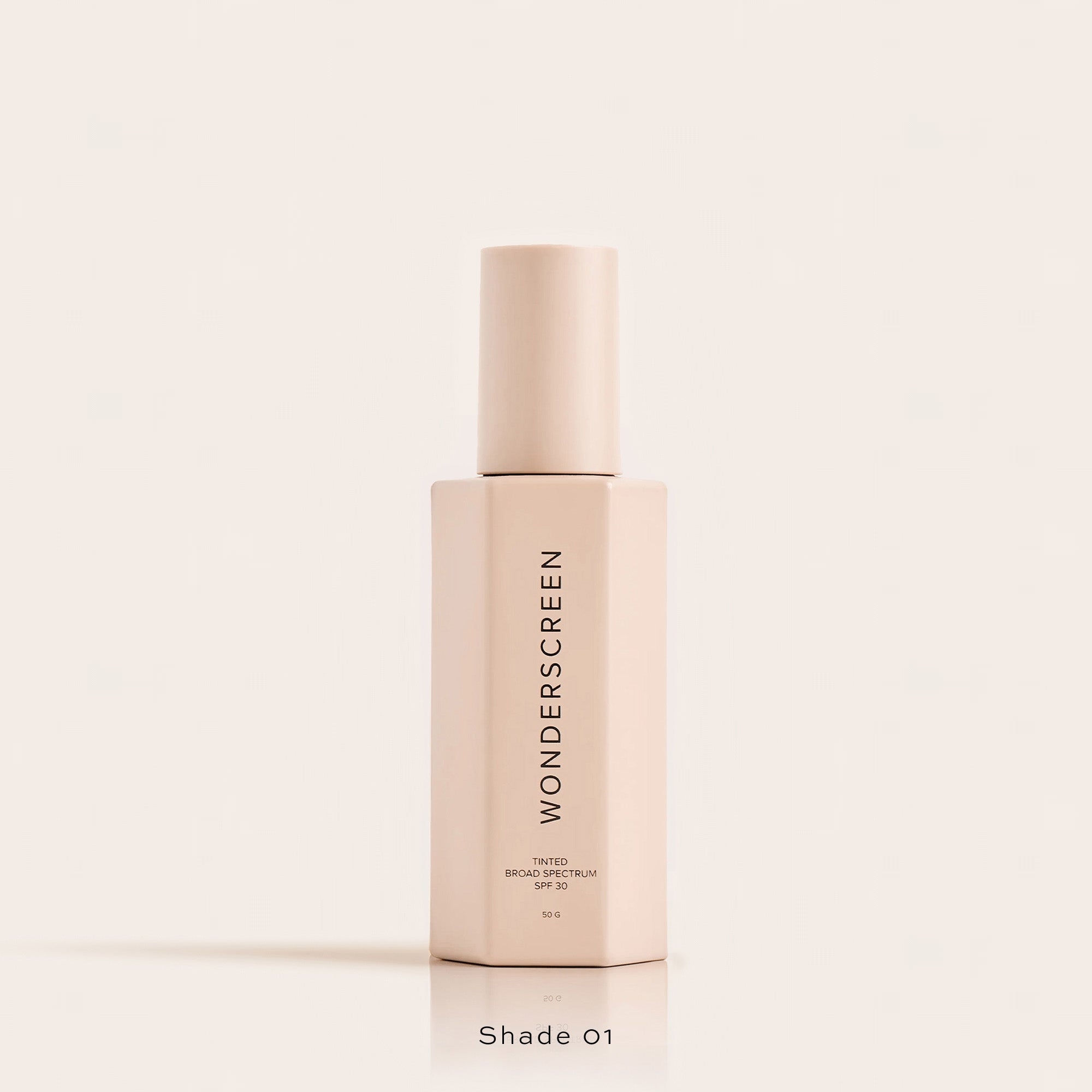 Tinted Glow Wonderscreen® SPF 30 Sunscreen - Lightweight Daily Moisturizer with Broad Spectrum Protection for Face & Body | Perfect for Outdoor Activities, Beach Days & Everyday Wear