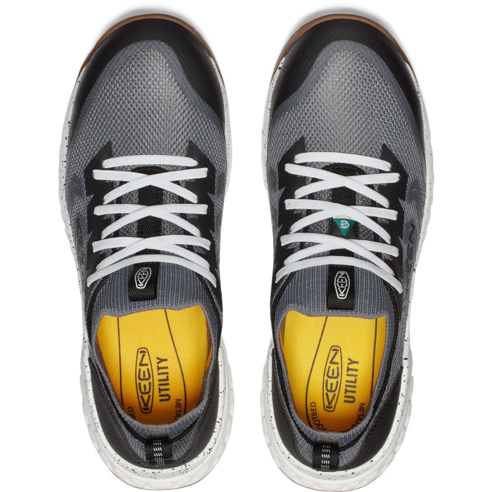 Keen Arvada Shift Men's Composite Toe Athletic Work Shoes - Lightweight & Safety Toe Certified for Construction, Warehouse & Outdoor Work (Grey)