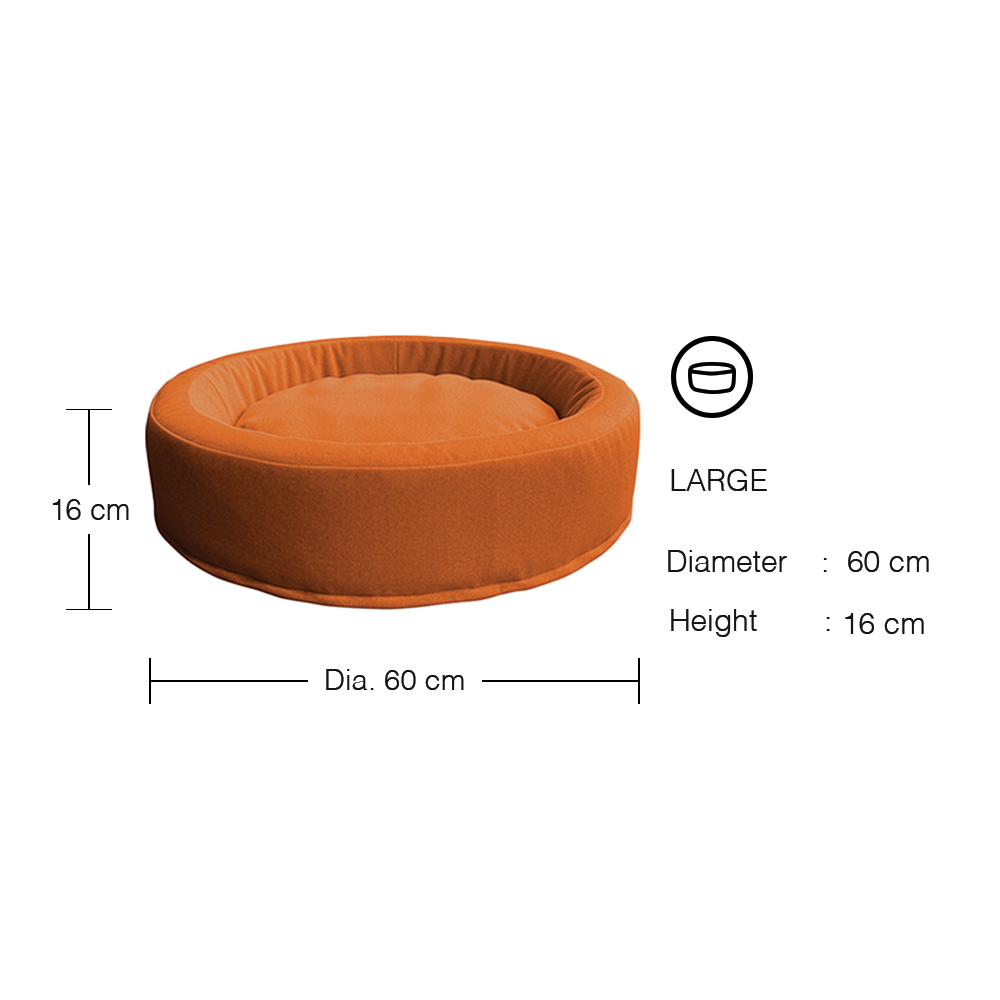 Premium Orthopedic Nest Pet Bed for Dogs & Cats - Comfortable & Supportive Memory Foam - Perfect for Small, Medium & Large Breeds - Ideal for Home, Office & Travel Use