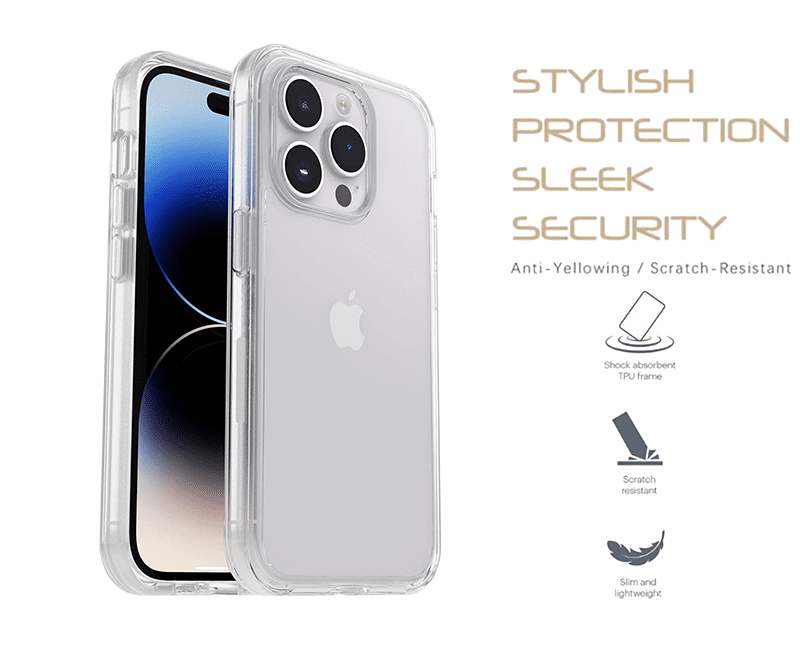 iShield Crystal Palace Clear Case for iPhone 15 Pro Max - Shockproof & Scratch-Resistant Protective Cover - Perfect for Everyday Use, Travel & Outdoor Activities