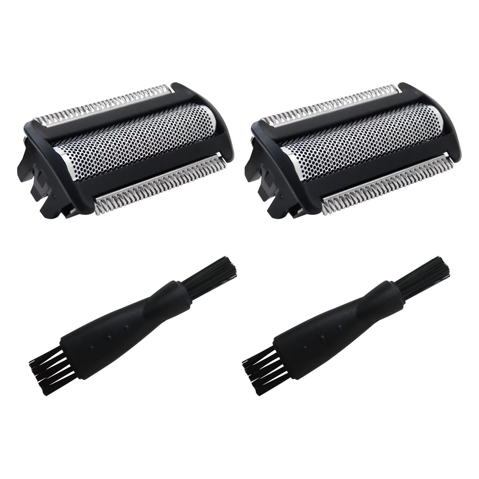 2 Pack Replacement Foil Blades for MANSCAPED The Lawn Mower 5.0 Ultra - Compatible Body Hair Trimmer & Ball Shaver for Men - Perfect for Grooming Chest, Back, Arms & Sensitive Areas