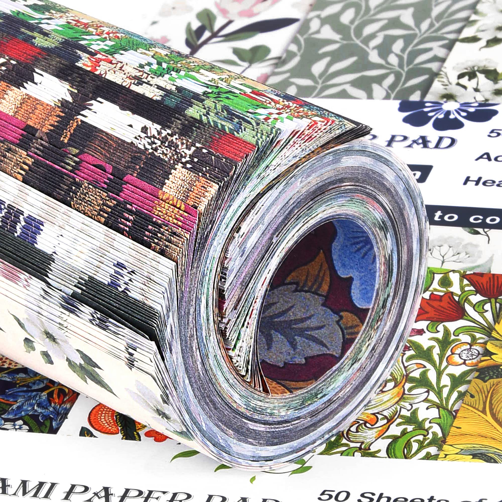 Premium 6x6 Inch Origami Paper - 70GSM, 150 Sheets, 30 Vibrant Double-Sided Designs - Scrapbooking, Card Making, DIY Crafts, Gift Wrapping & Home Decor - High-Quality Japanese Origami Pattern Paper for Artists & Beginners
