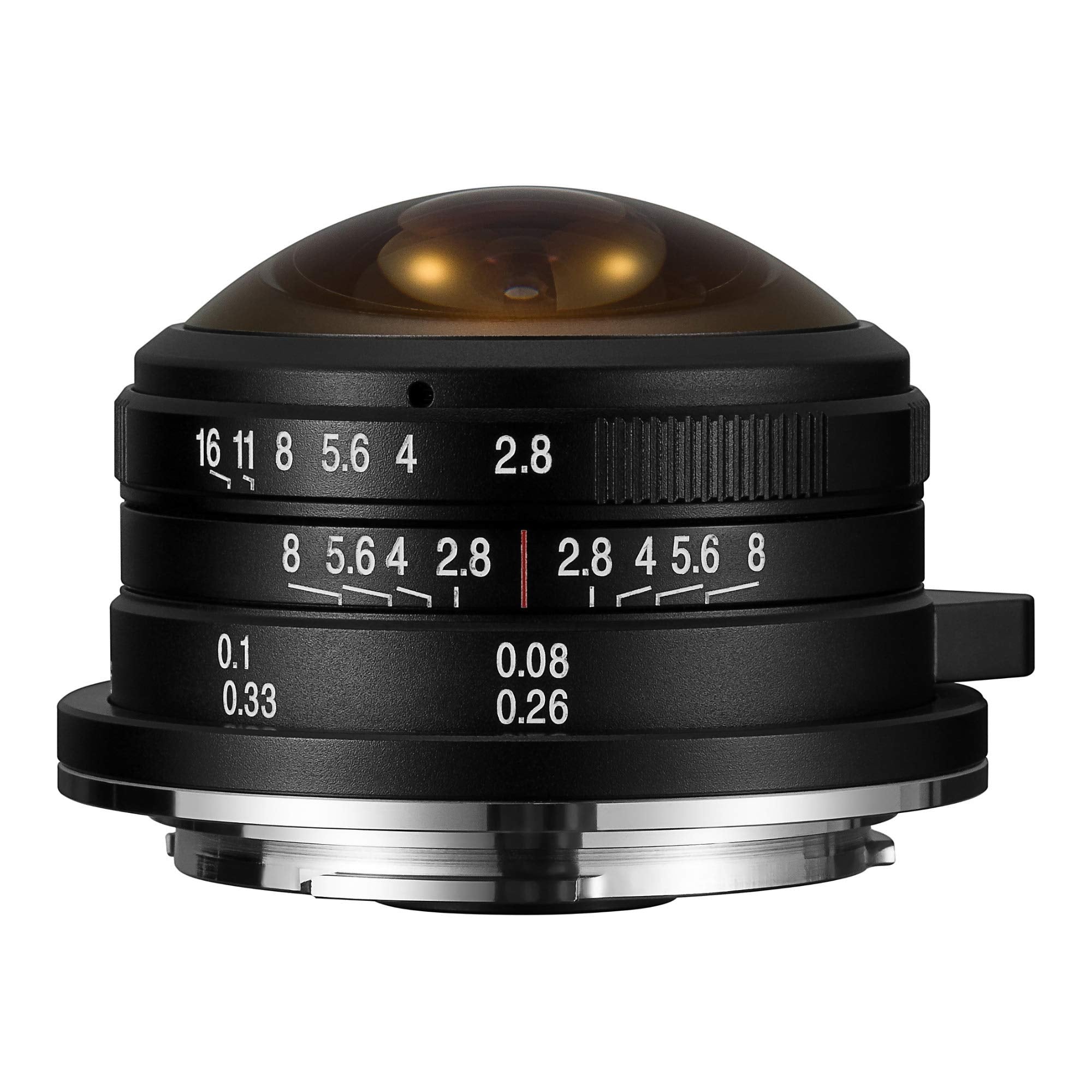 Laowa 4mm f/2.8 MFT Circular Fisheye Lens for Micro Four Thirds Cameras - Ultra Wide Angle Lens for Landscape, Architecture & Creative Photography