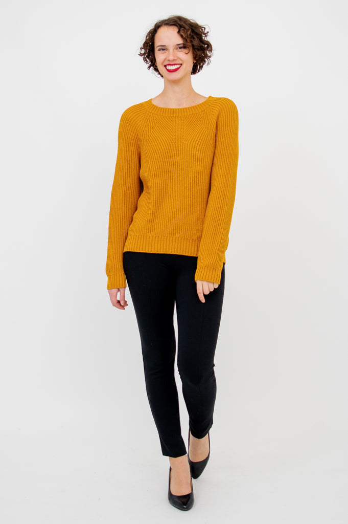 Davis Women's Cotton Sweater - Soft & Comfortable Tangerine Pullover for Fall & Winter | Casual Wear, Office Outfits & Cozy Loungewear