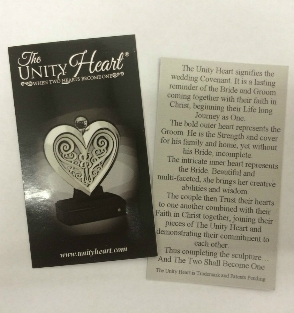 Unity Heart Ivory Color Ceremony Set - Elegant Unity Sand & Candle Alternative for Wedding Vows, Anniversary Celebrations & Romantic Ceremonies
