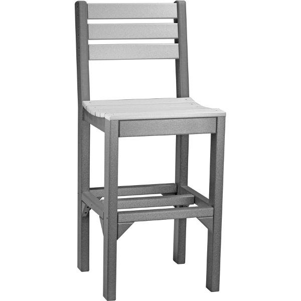 Island Side Chair - Modern Wicker Patio Dining Chair for Outdoor, Garden, Poolside & Porch Use - Lightweight & Durable Rattan Furniture for Backyard, Deck & Balcony