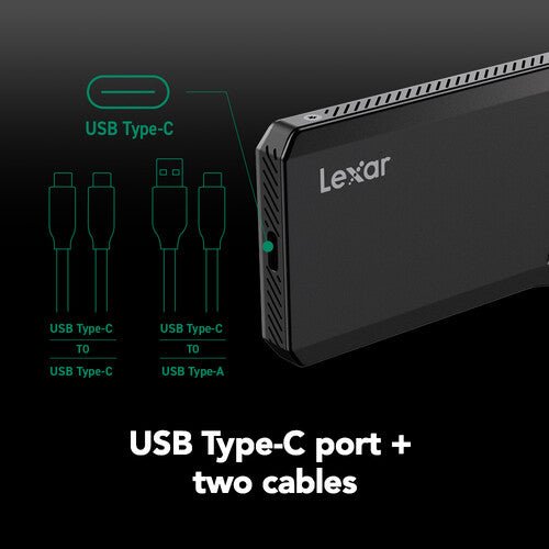 Lexar SL600 Portable SSD 2TB - High-Speed External Solid State Drive, USB 3.2 Gen 2x2, IP67 Water & Dust Resistant - Perfect for Gaming, Photography & Video Editing On-The-Go