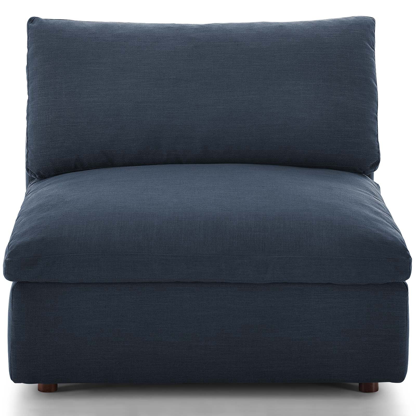 Commix Down Filled Overstuffed 8-Piece Sectional Sofa Set - Luxurious Comfort for Living Room, Family Room & Home Theater