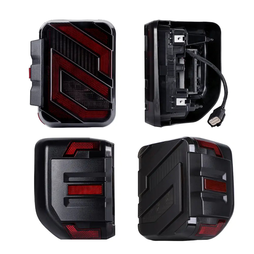 Jeep Gladiator JT 2020-2022 LED Tail Lights with Smoke Lens - Brake & Reverse Lights | Off-Road, Night Driving & Custom Car Upgrades