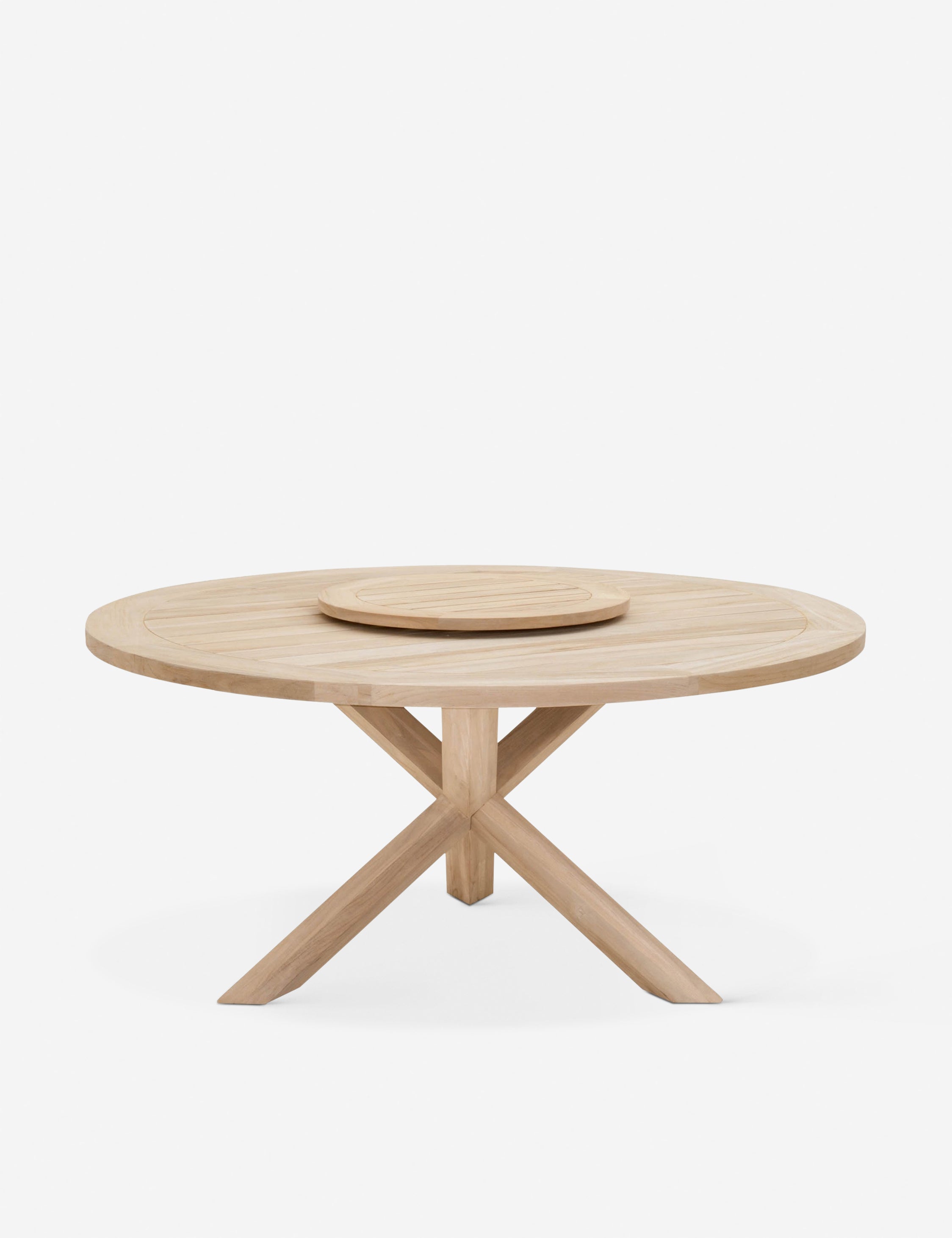 Round Dining Table for Indoor & Outdoor Use - Perfect for Patio, Garden, and Backyard Entertaining