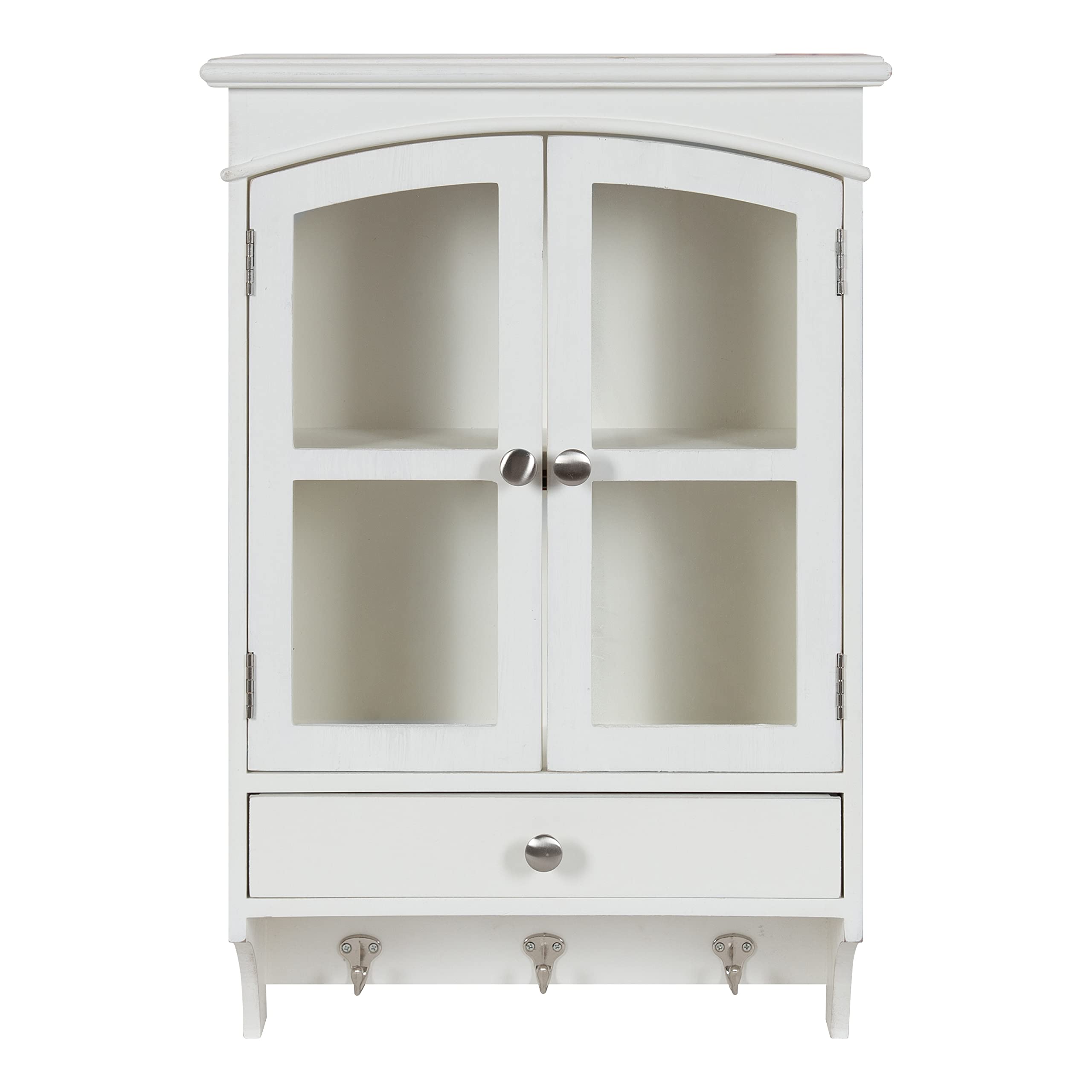 Kate and Laurel Highfield Decorative Wood Wall Cabinet - 18