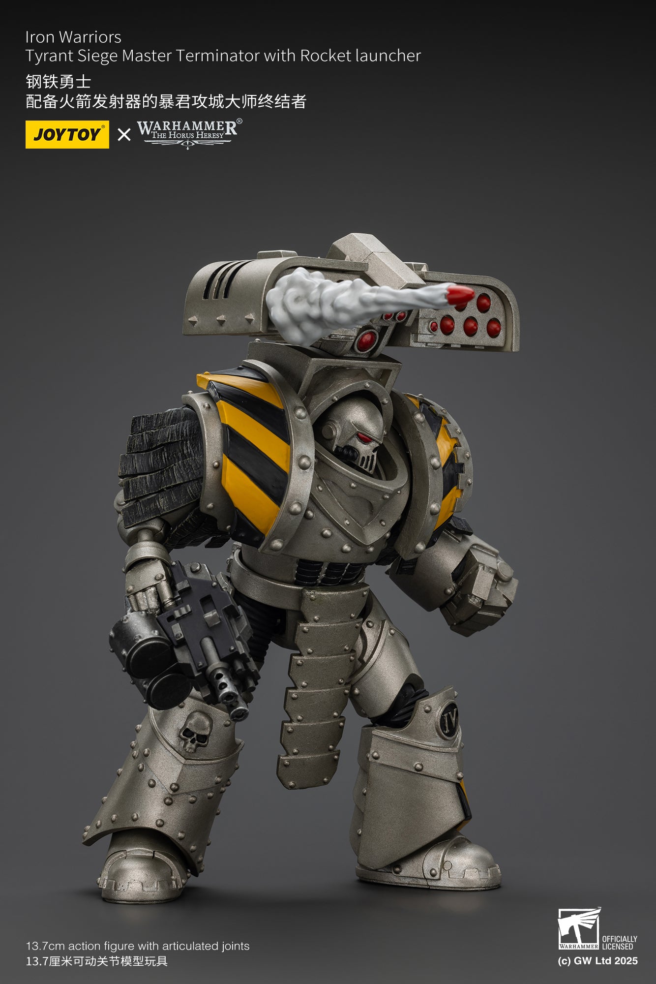Pre Order 1/18 JOYTOY Warhammer The Horus Heresy Iron Warriors Tyrant Siege Terminator Action Figure Set - Perfect for Collectors, Warhammer 40K Fans & Tabletop Gaming Enthusiasts