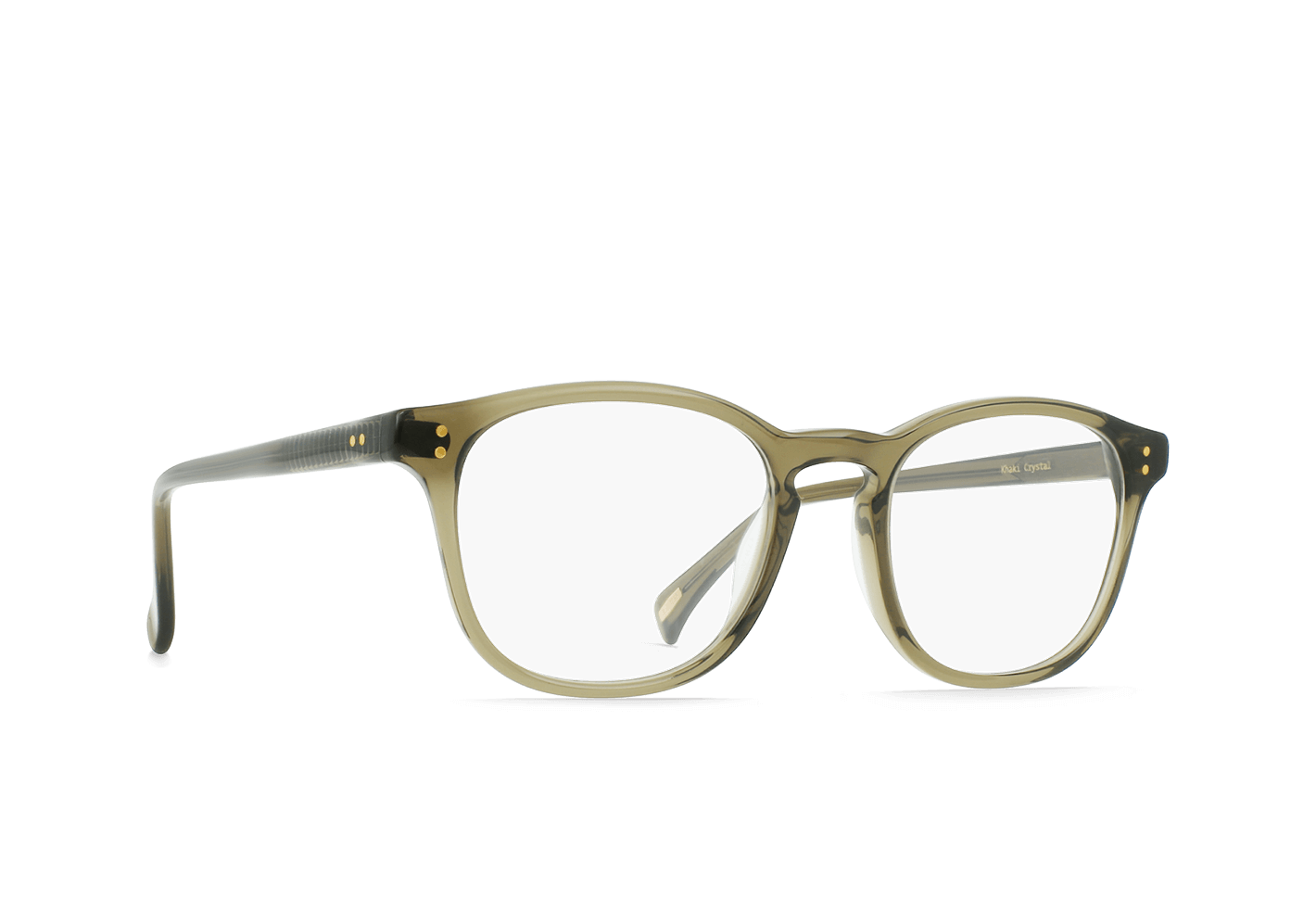 ST. MALO II Khaki Crystal Clear Sunglasses – UV Protection Polarized Lenses for Men & Women – Perfect for Driving, Beach, and Outdoor Activities