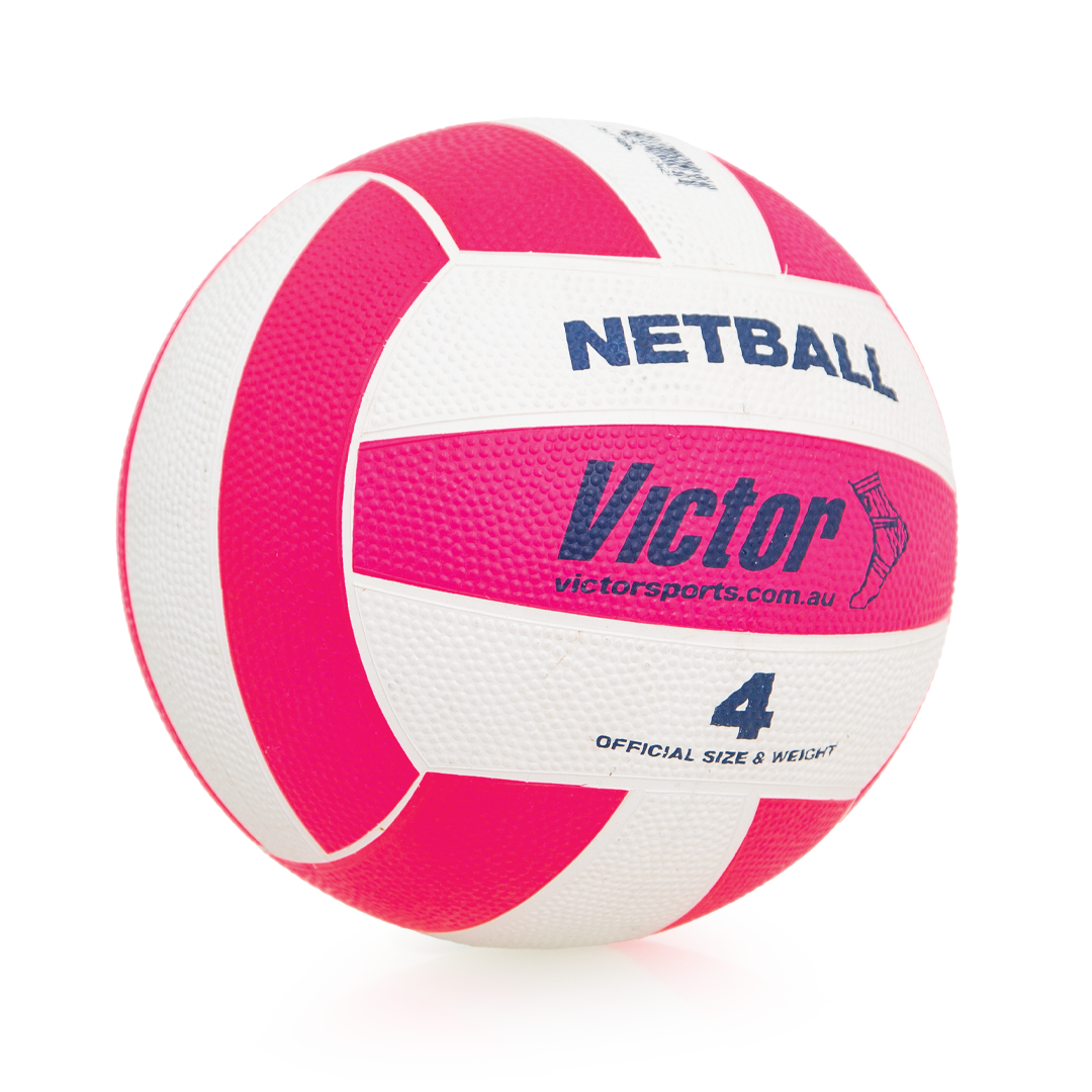 Victor Official Game Netball - Premium Rubber Netball for Training & Matches | Perfect for Indoor & Outdoor Play, School Sports, and Competitive Netball Games