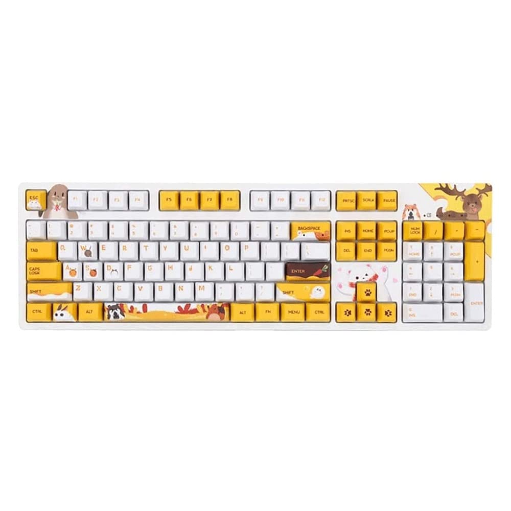 MZLXDEDIAN RGB Backlit Wired Mechanical Gaming Keyboard - Compact Design for PC, MAC, PS4 Gamers | Perfect for Esports, Streaming & Office Work