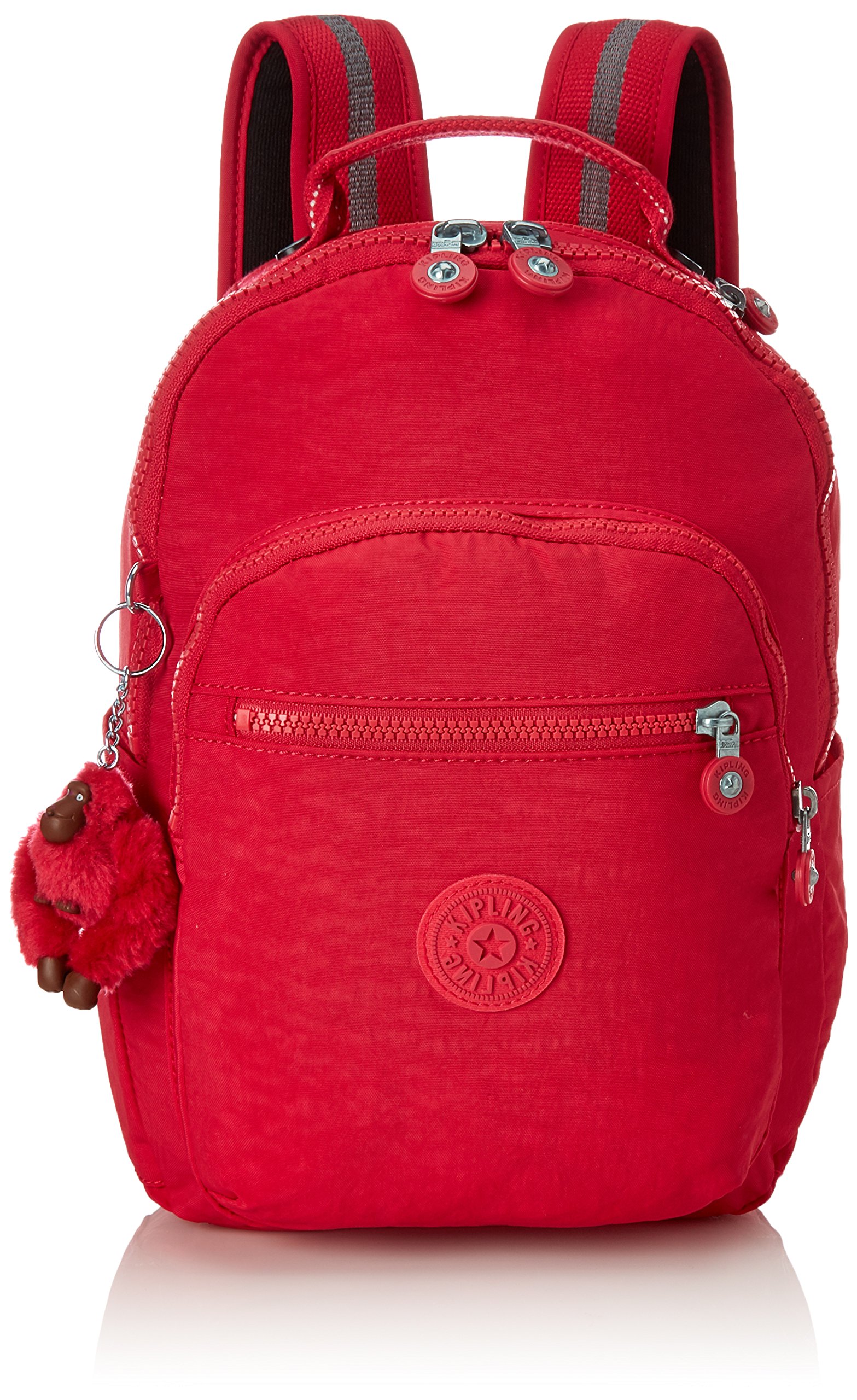 Kipling SEOUL GO S Small Backpack for Women - Lightweight Travel Daypack, True Pink | Perfect for School, Work, Gym & Everyday Use