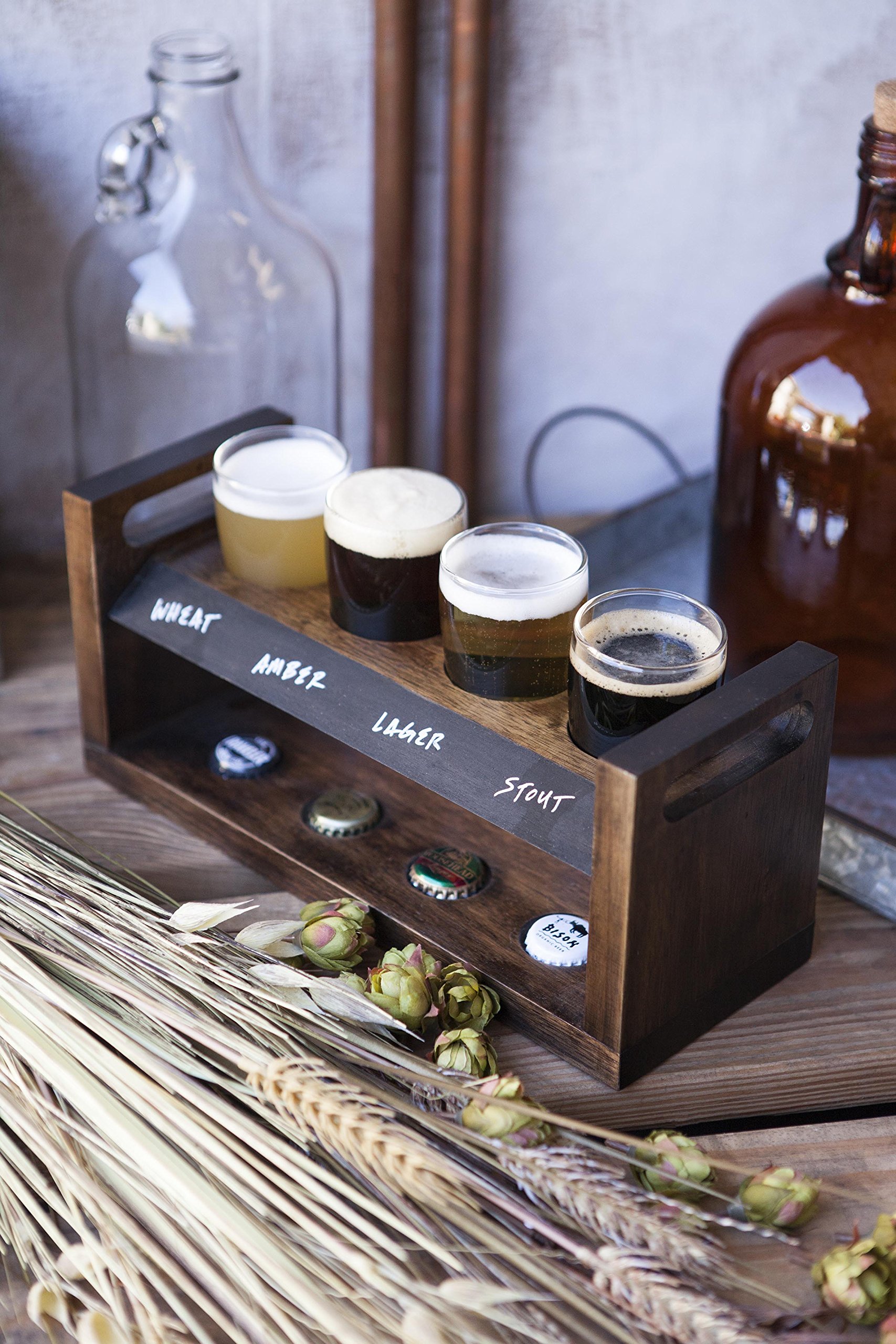 Dallas Cowboys NFL Beer Tasting Set - 4-Piece Craft Beer Glasses for Football Game Day & Tailgating Parties