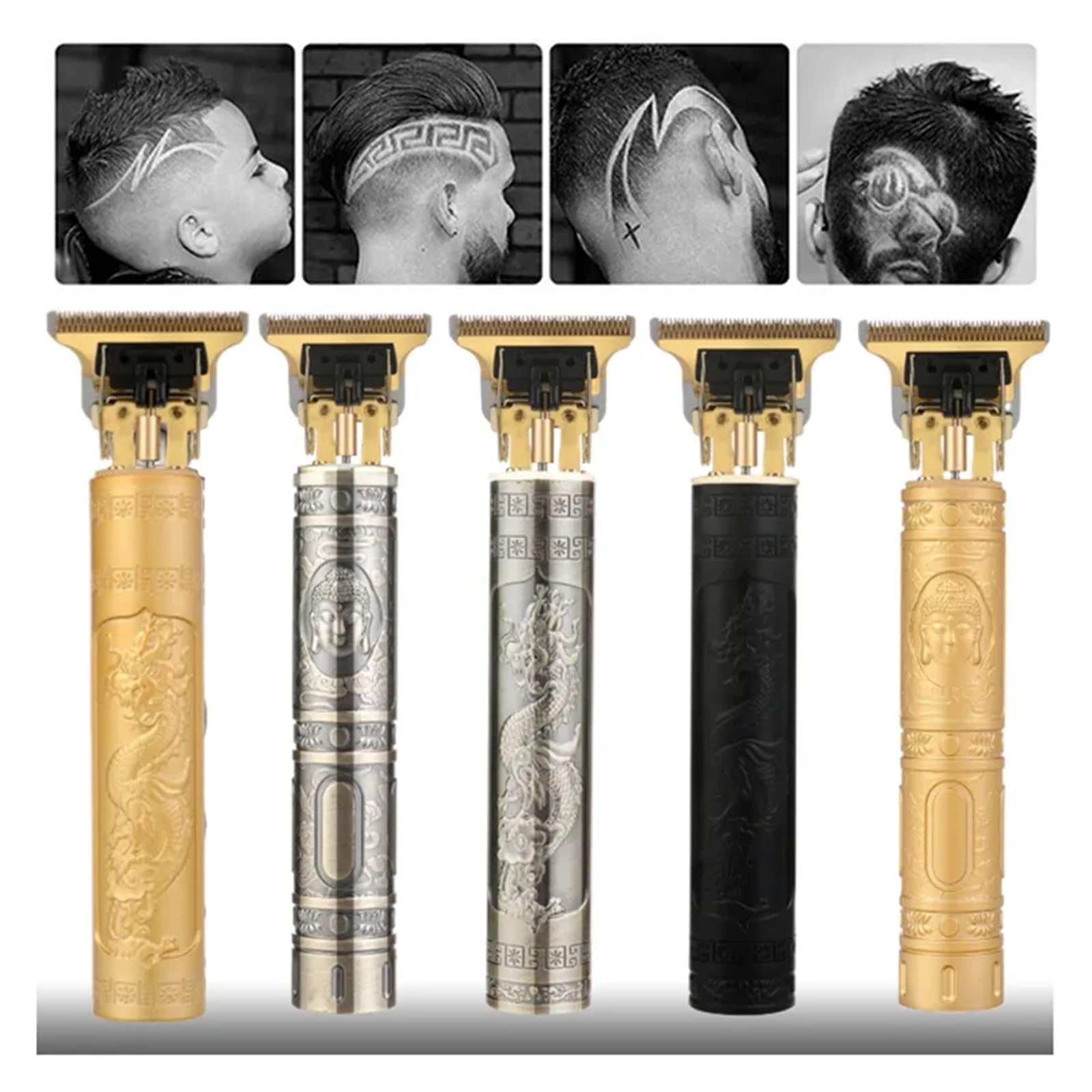 T9 Professional Electric Hair Clipper - Metal Black Wholesale Razor for Men's Grooming | Perfect for Home Haircuts, Barbershops & Styling Beards