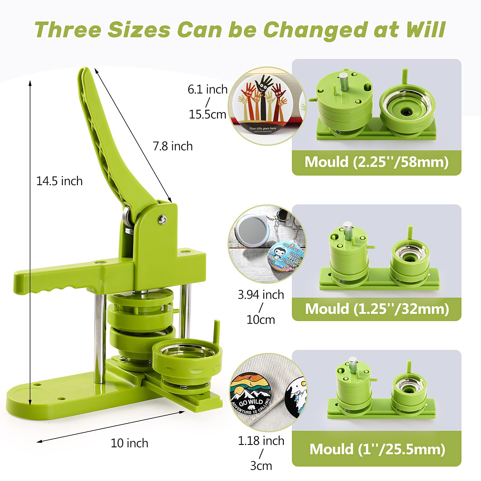 DIY Button Badge Pin Maker Machine Kit - 1