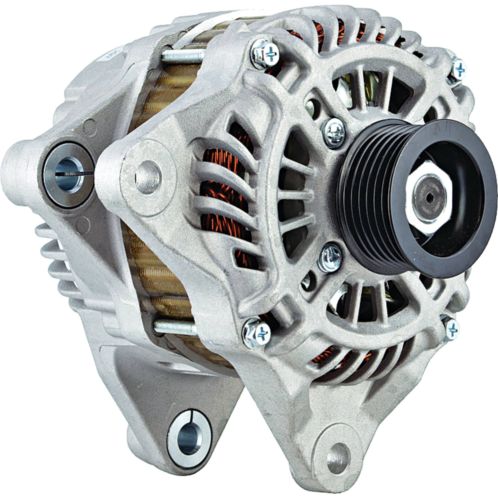DB Electrical 400-48214 110Amp Alternator for 2012-2013 Mazda 3 2.0L L4 | Internal Fan, Solid Pulley, CW Rotation | Replacement for PE07-18-300 & 11635 | Perfect for Engine Performance & Electrical System Upgrade