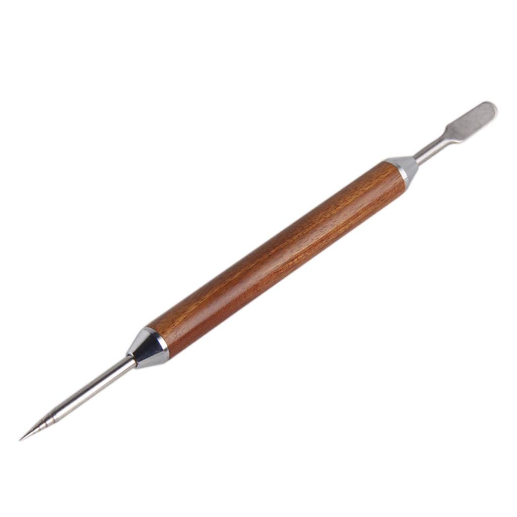 Premium Latte Art Pen for Coffee Decorating - Wooden Handle Pull Flower Tool, Barista Gift for Coffee Lovers | Perfect for Home Brewing, Café Use & DIY Coffee Art