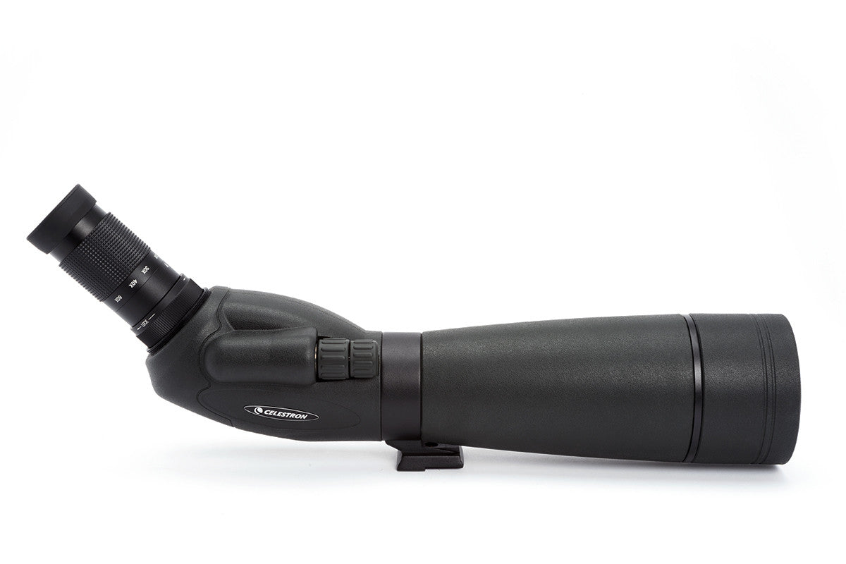 TrailSeeker 20-60x80mm Angled Zoom Spotting Scope for Hunting, Bird Watching & Outdoor Adventures - High Power Magnification for Long Range Viewing