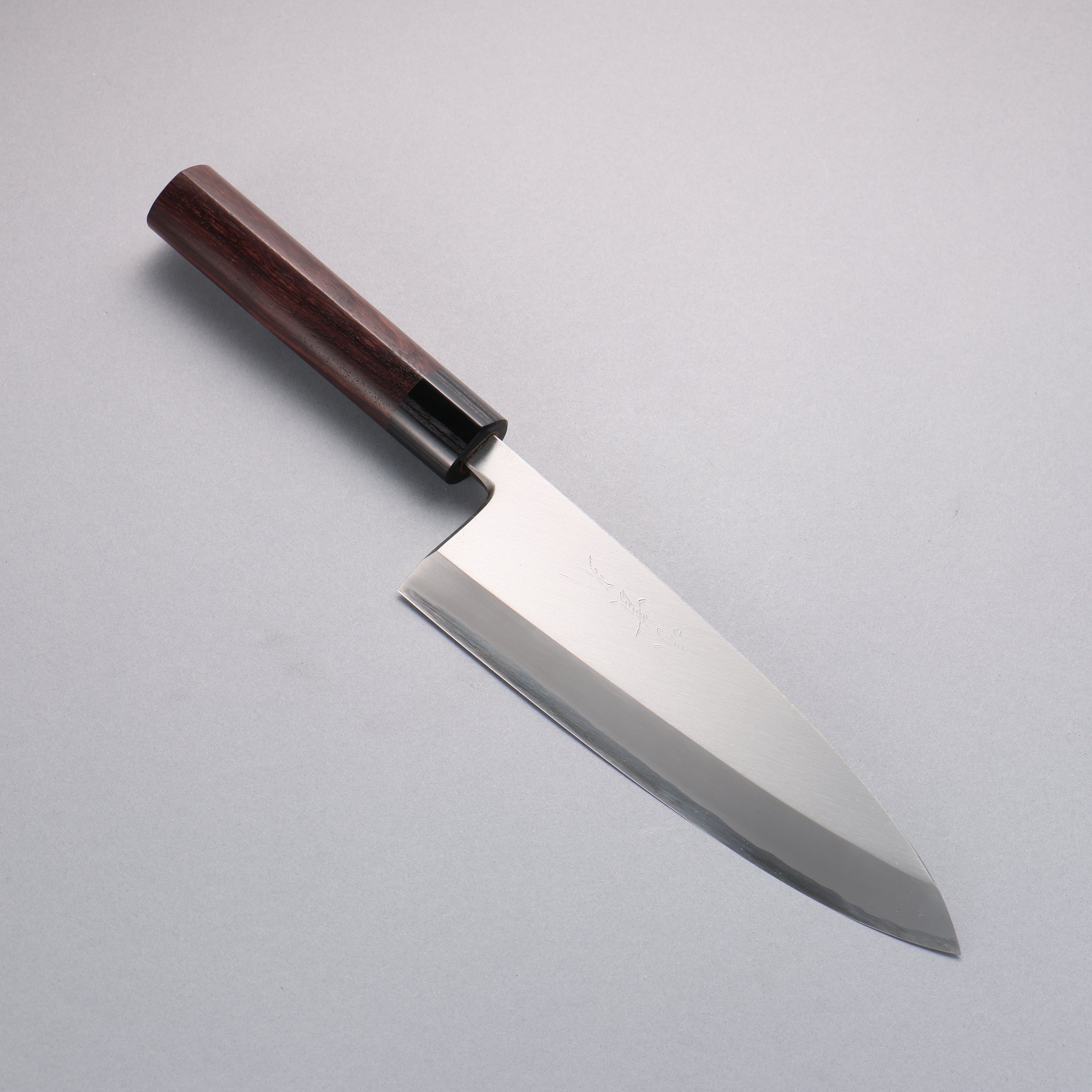 Premium Jikko Silver Steel No.3 Deba Knife 210mm with Ebony Handle - Professional Japanese Kitchen Knife for Sushi, Fish Filleting & Meat Cutting