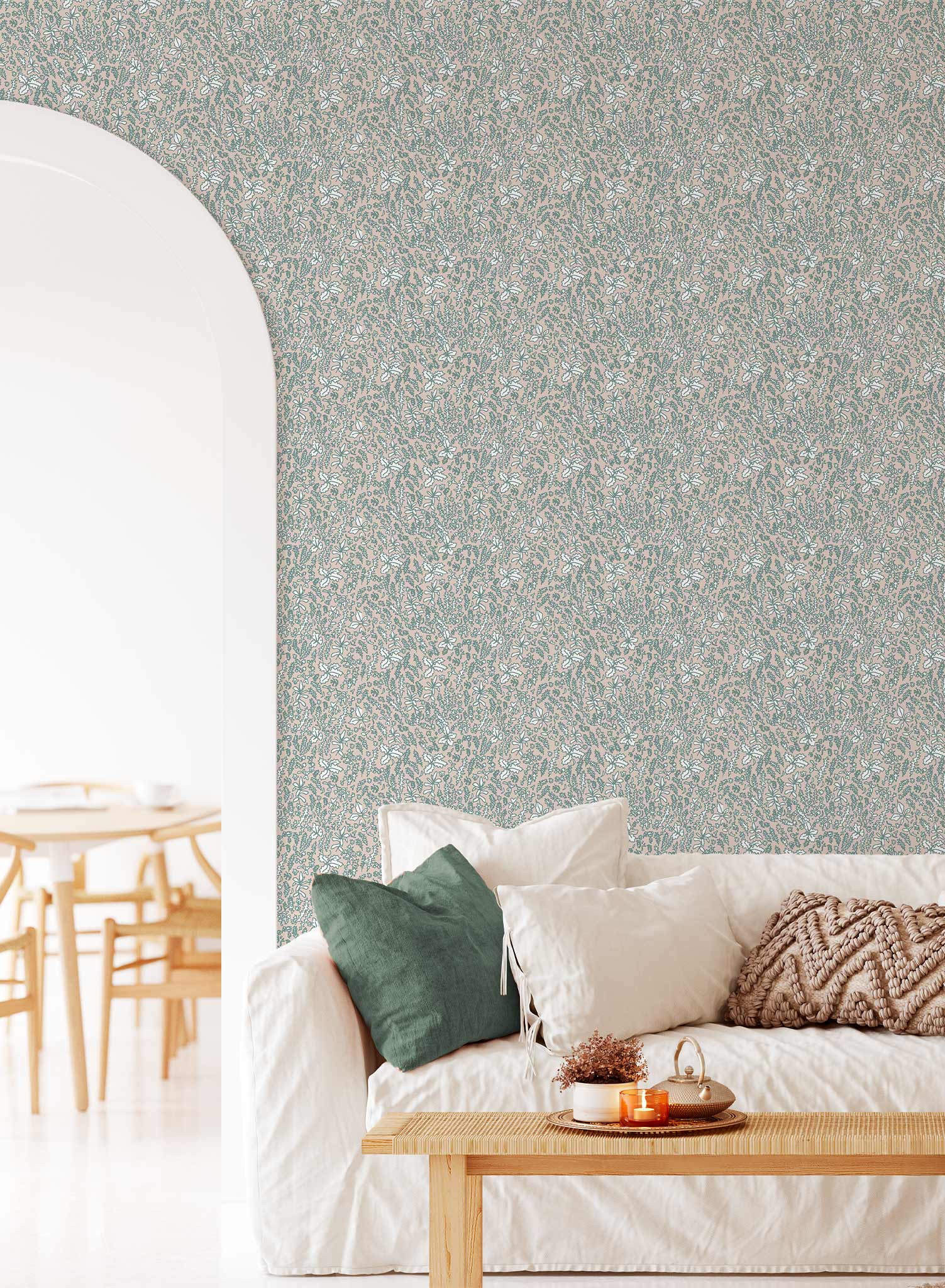 Premium Mossy Green Wallpaper - Self-Adhesive Peel & Stick Wallpaper for Bedroom, Living Room, and Office Decor - Eco-Friendly Removable Wallpaper for Home Renovation
