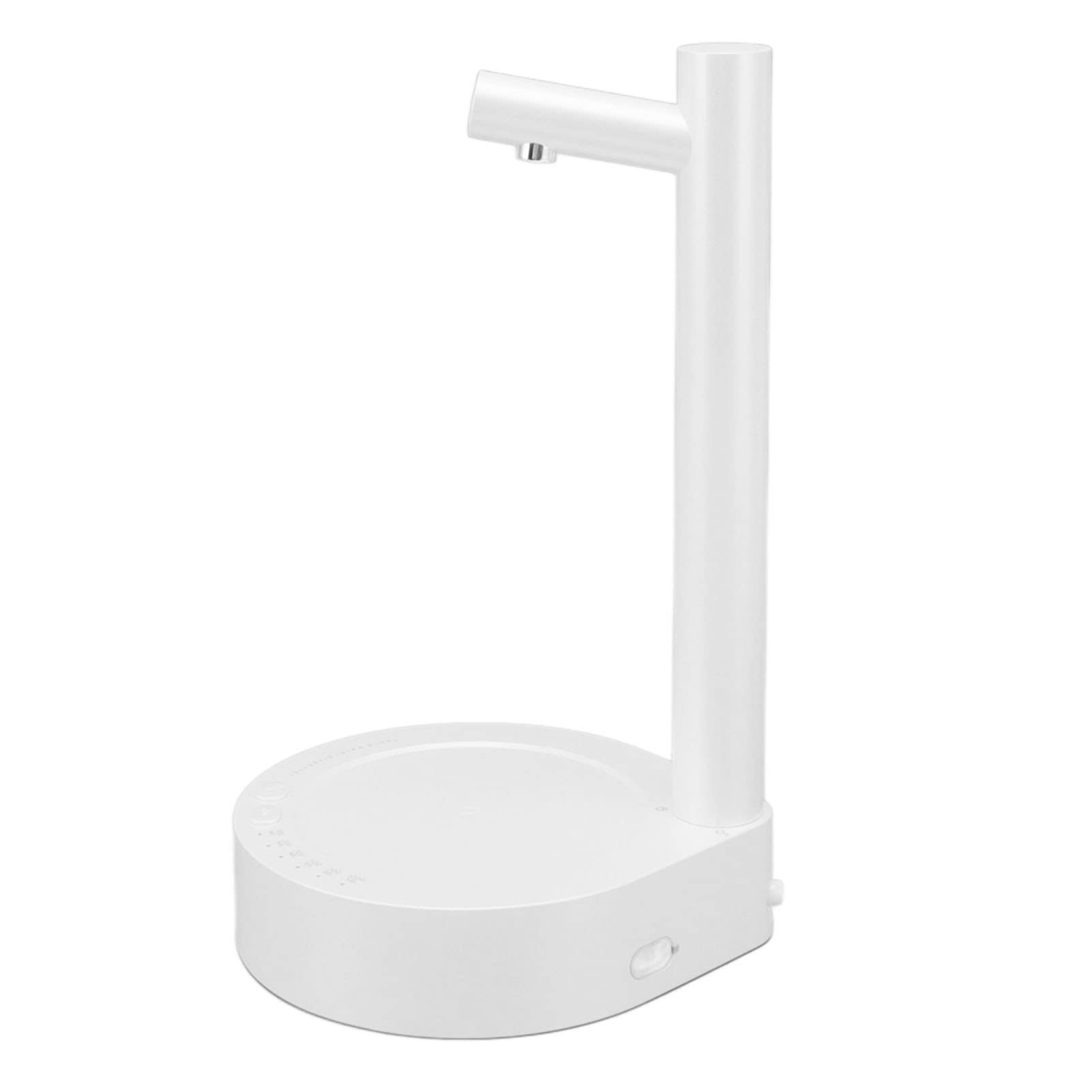 **Cordless Water Bottle Pump - Automatic Detachable Water Dispenser for Home, Kitchen, Office - Portable & Hands-Free Drinking Solution (White) - Perfect for Desks, Travel, and Outdoor Activities**