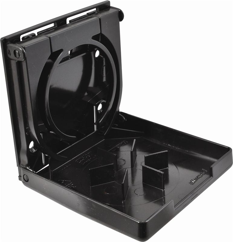 Attwood Fold Up Dual Ring Drink Holders - Marine & Boat Cup Holder for Fishing, Camping, RV - Stainless Steel Beverage Holder for Outdoor Activities