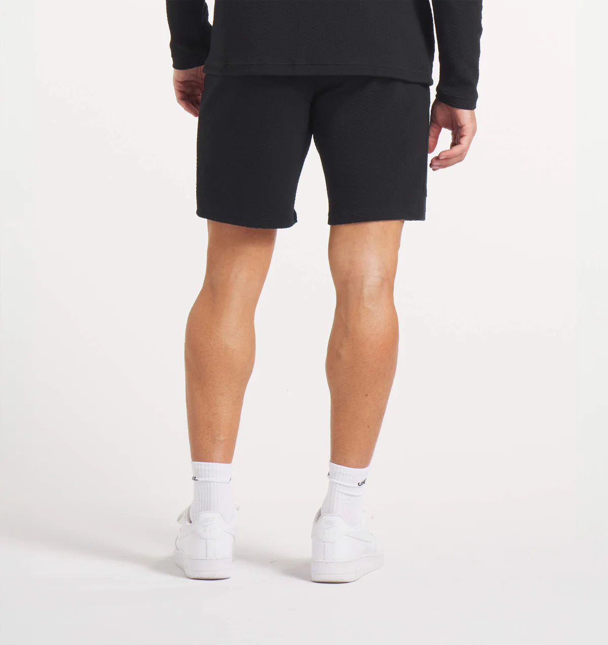 Men's Elevation Short - Lightweight Quick-Dry Workout Running Gym Hiking Shorts for Men (Black) - Perfect for Training, Jogging & Outdoor Activities