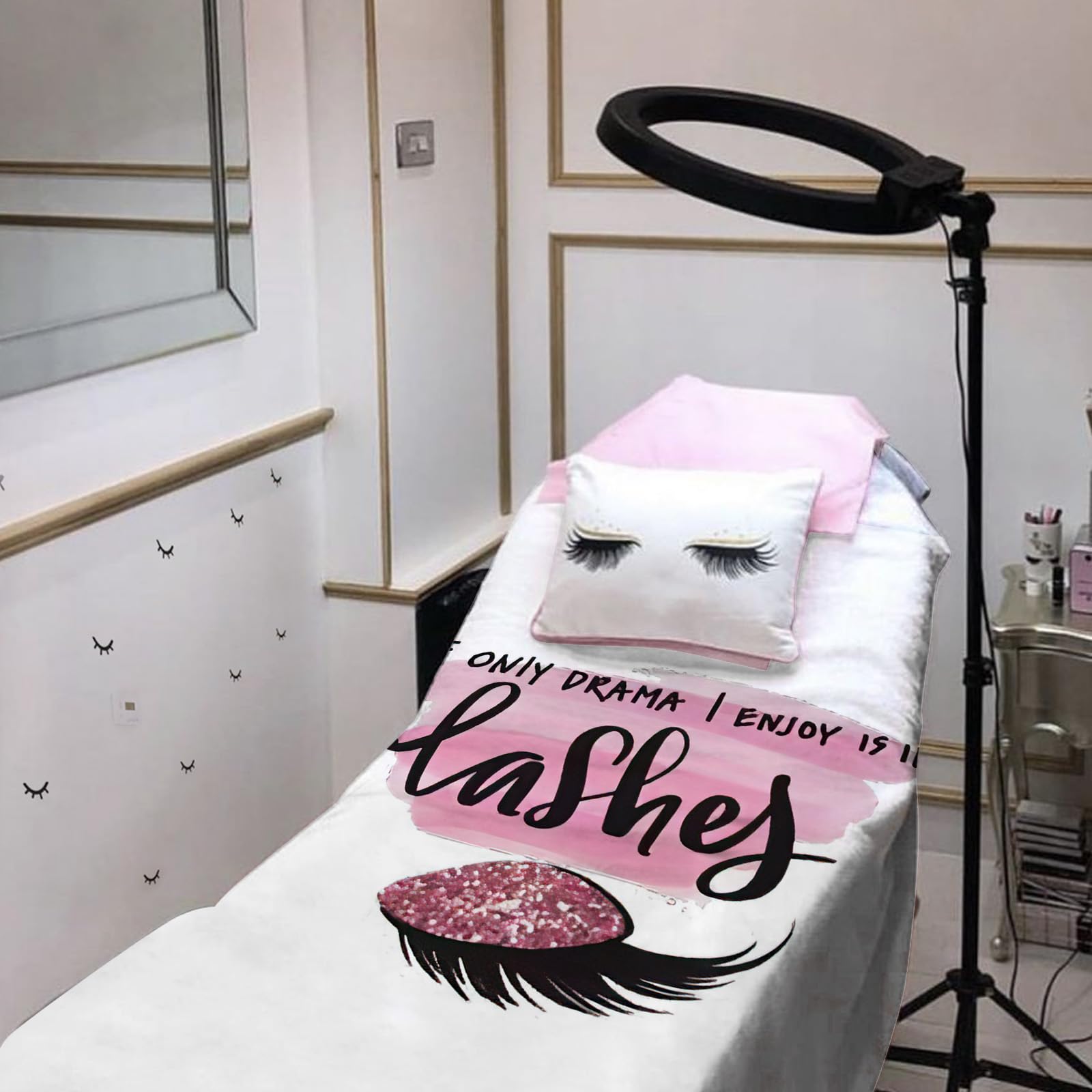 Pink Lash Blanket for Lash Bed & Couch - 50