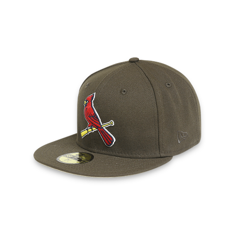 St. Louis Cardinals Busch Stadium Brown 59FIFTY Fitted Baseball Cap for Men - Official MLB Hat for Games, Sports & Casual Wear