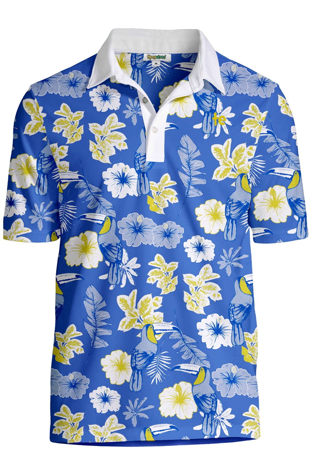 Performance Athletic Fit Men's Golf Polo Shirts by Tipsy Elves - Moisture-Wicking & Breathable for Comfort on the Course | Perfect for Golf Tournaments, Casual Wear & Outdoor Activities