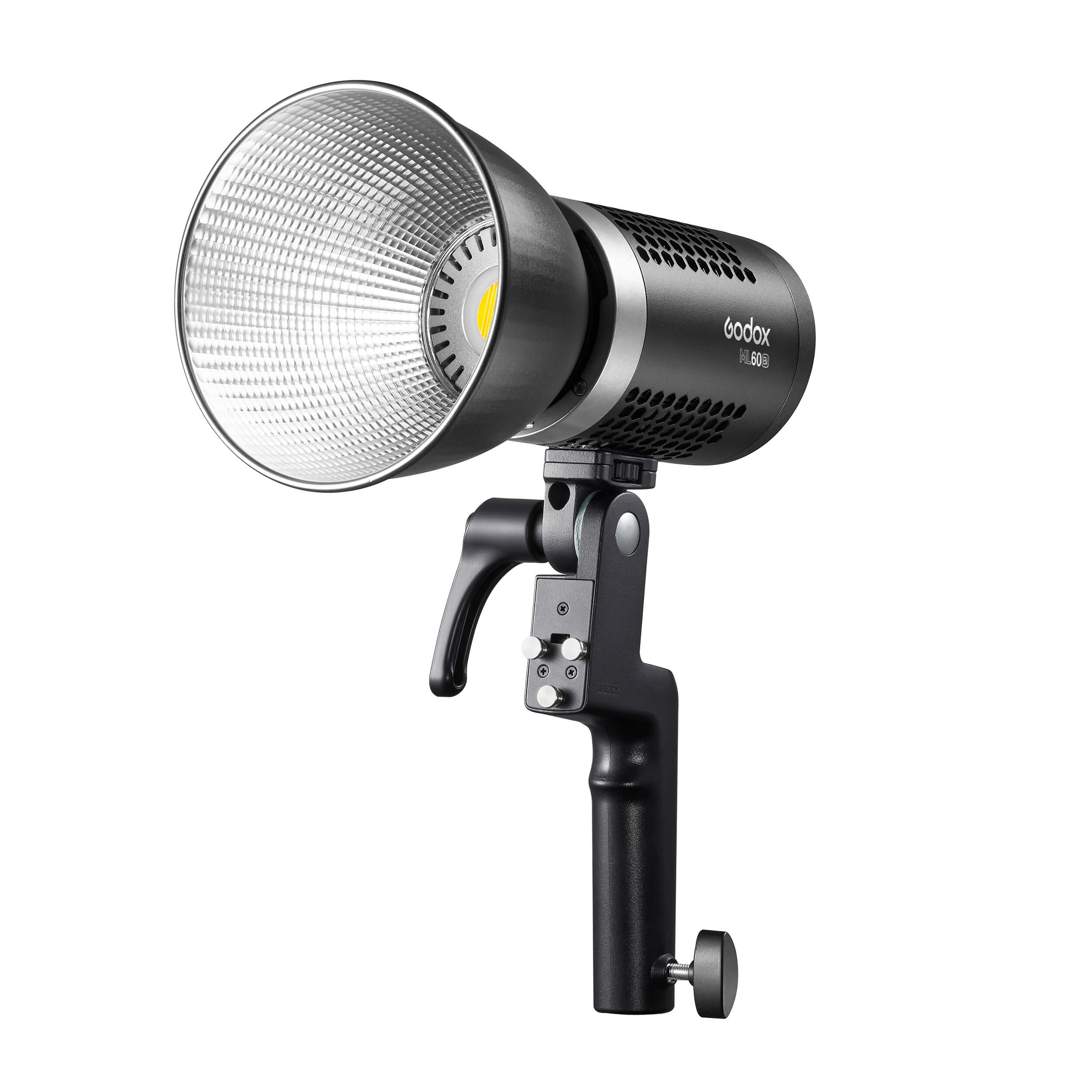 ML60Bi 60W 2800-6500K Adjustable Handheld COB LED Video Light for Photography, YouTube Videos & Live Streaming - Dimmable Continuous Lighting for Studio, Vlogging & Outdoor Shooting