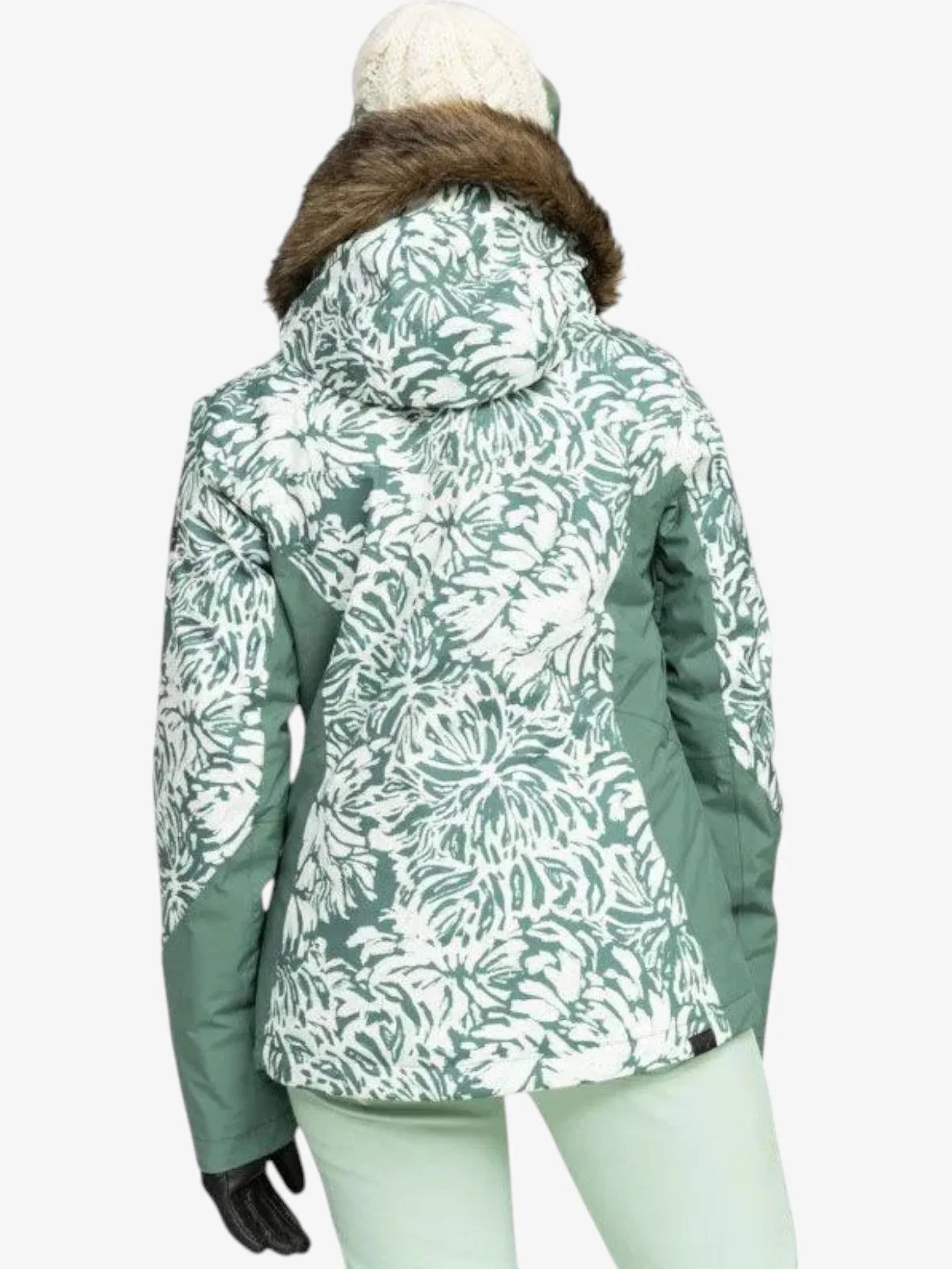 Roxy Premium Green Snow & Jet Ski Jacket - Waterproof Winter Coat for Women - Perfect for Skiing, Snowboarding & Water Sports Adventures