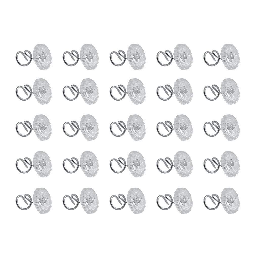 Yosoo 50-Pack Clear Plastic Head Screw Pins for Sewing, Upholstery & Home Decor - Perfect for Sofas, Couches, Bed Skirts, Slipcovers & DIY Projects