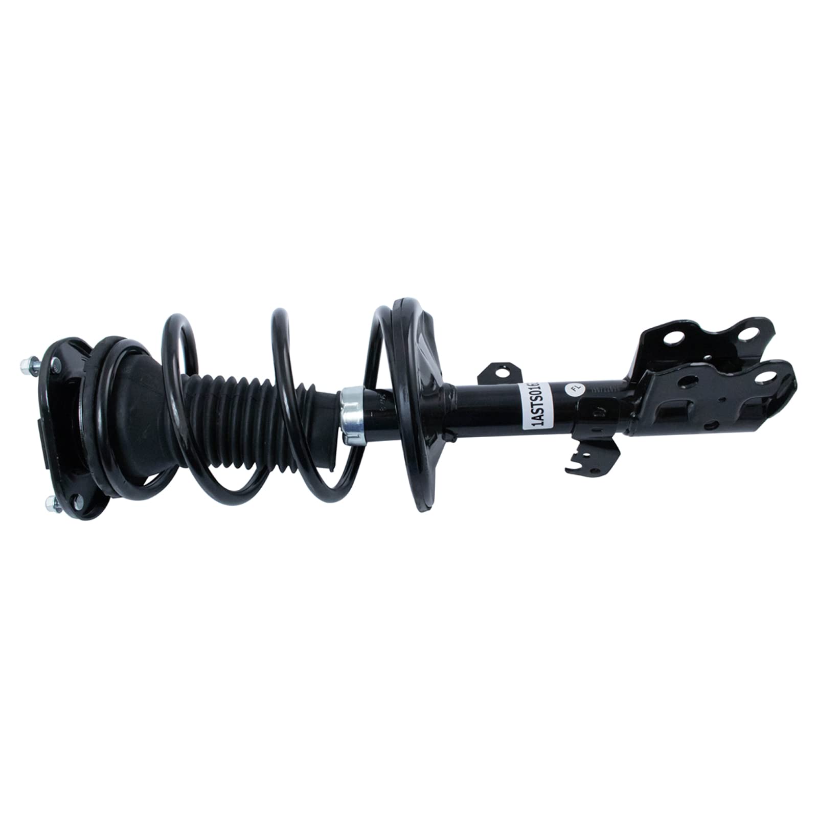 TRQ Front Left Complete Strut & Coil Spring Assembly - Compatible with 2004-2009 Toyota Prius - Replacement for Worn Suspension Parts - Perfect for Smooth Ride & Improved Handling