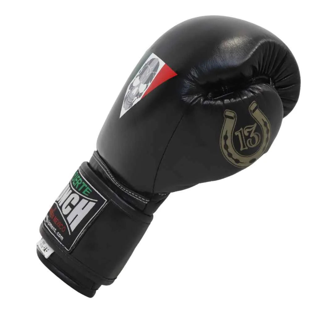 Premium Mexican™ LUCKY 13 Boxing Gloves - Professional Training & Sparring Gear for MMA, Kickboxing & Fitness Workouts