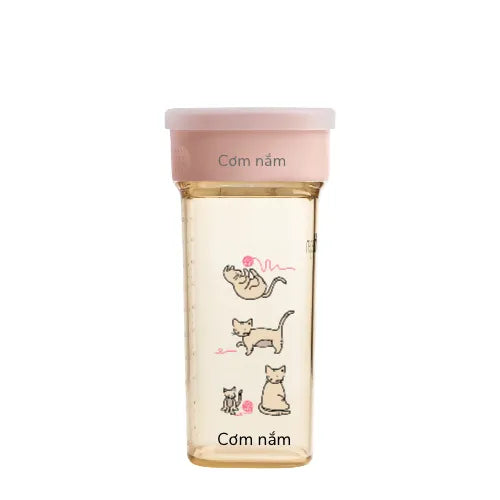 Hegen Baby Bottle Set - Customizable & Leak-Proof Newborn Feeding Essentials for Breastmilk & Formula - Perfect for Daycare, Travel & On-the-Go Parents