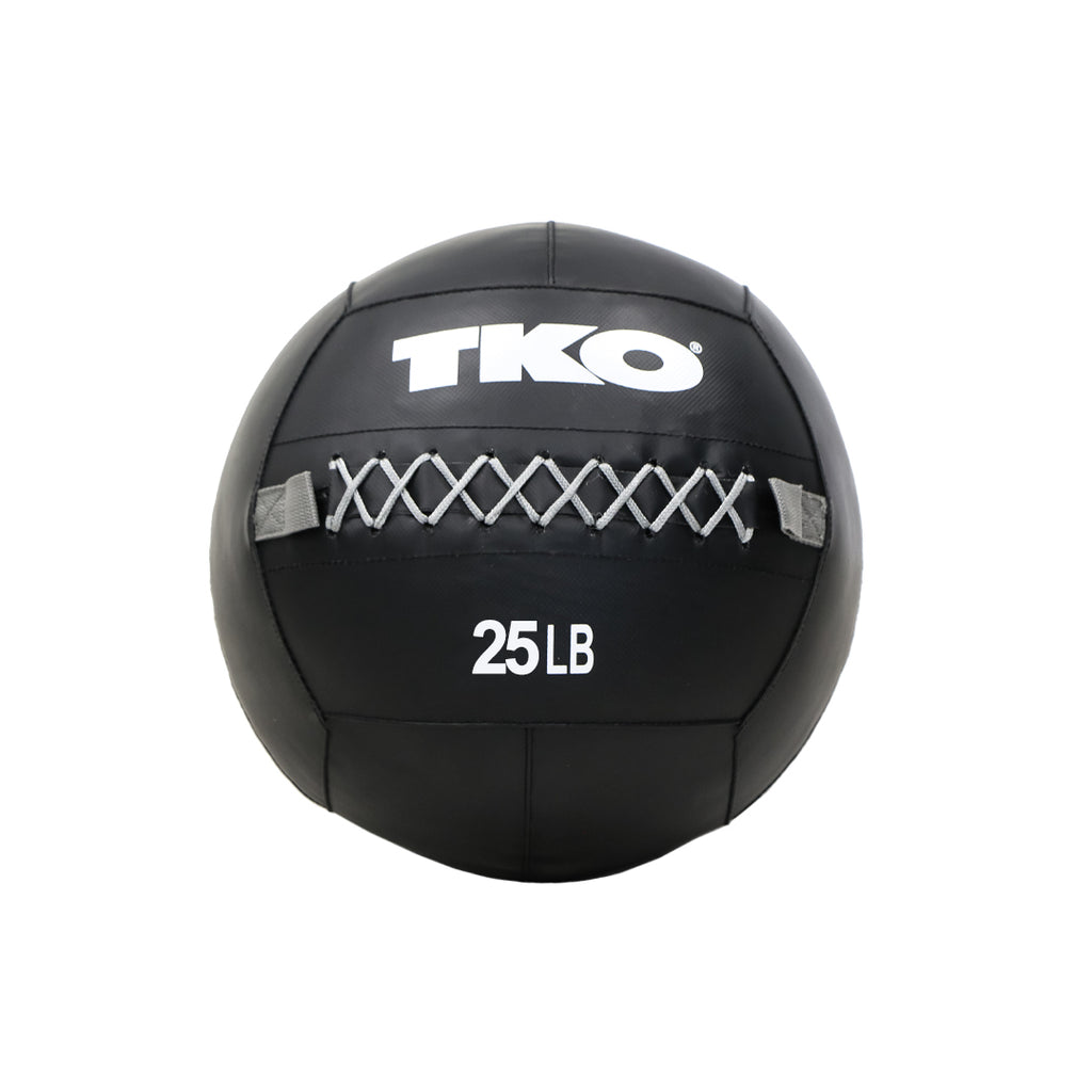 TKO Wall Ball - High Bounce Rubber Medicine Ball for CrossFit, Strength Training & Gym Workouts - Perfect for Home Fitness, Sports & Rehab Exercises