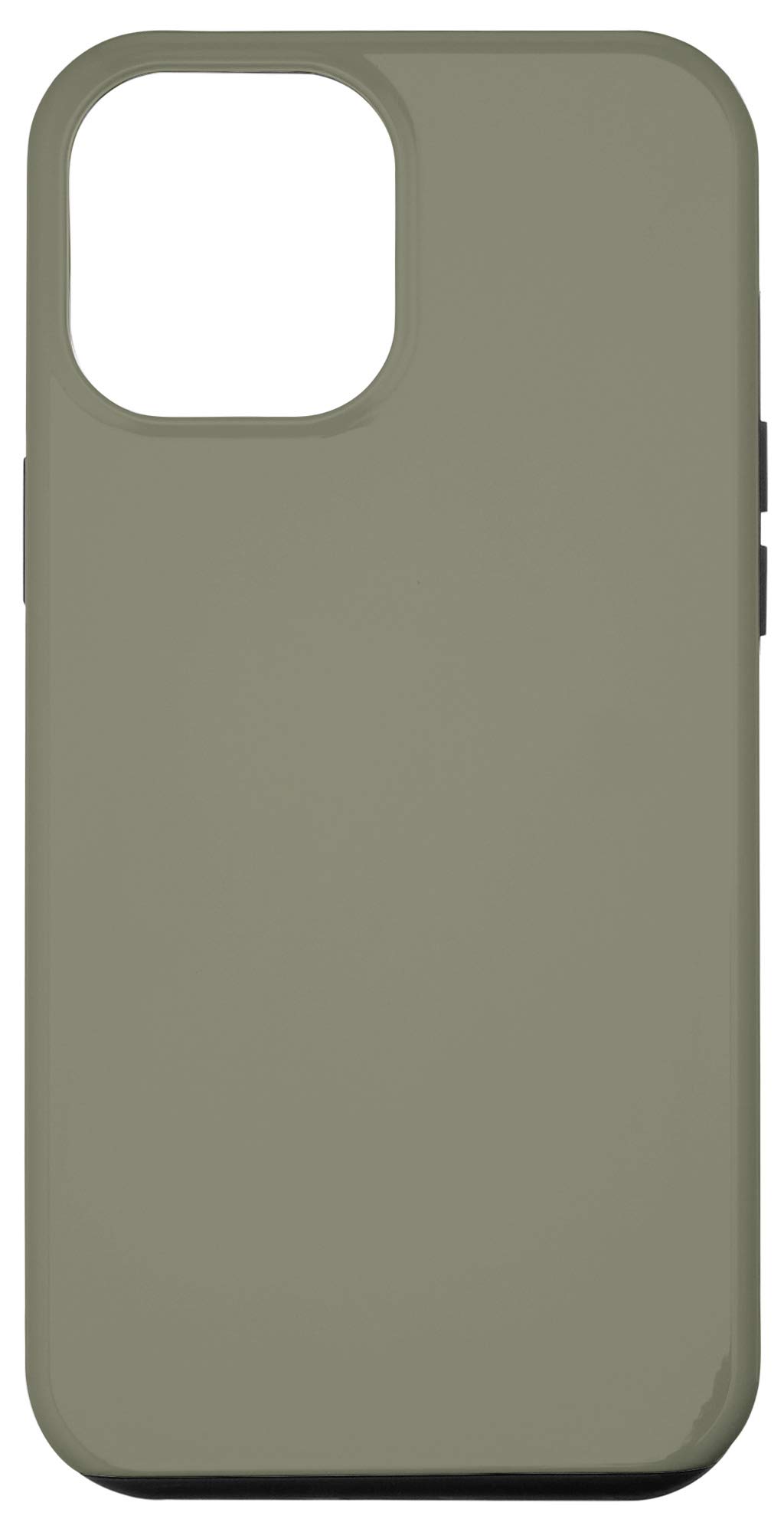iPhone 12 Pro Max Case - Slim Protective Cover in Muted Olive Green | Durable Shockproof Phone Case for Everyday Use & Travel Protection