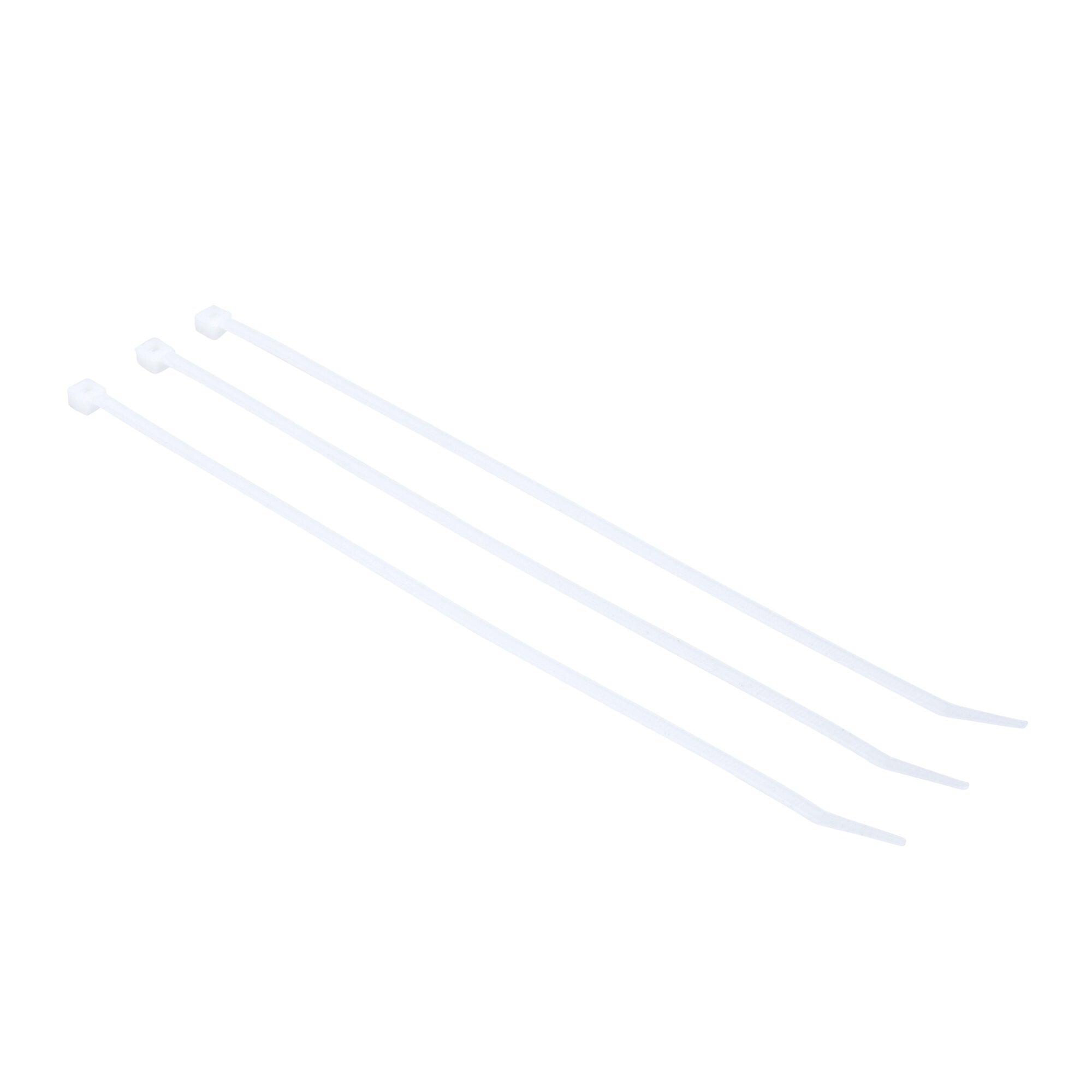 3M CT8NT40 Black Nylon Cable Ties 8-Inch 40-Pound Strength - Organize Wires, Secure Bundles for Home, Office & Industrial Use