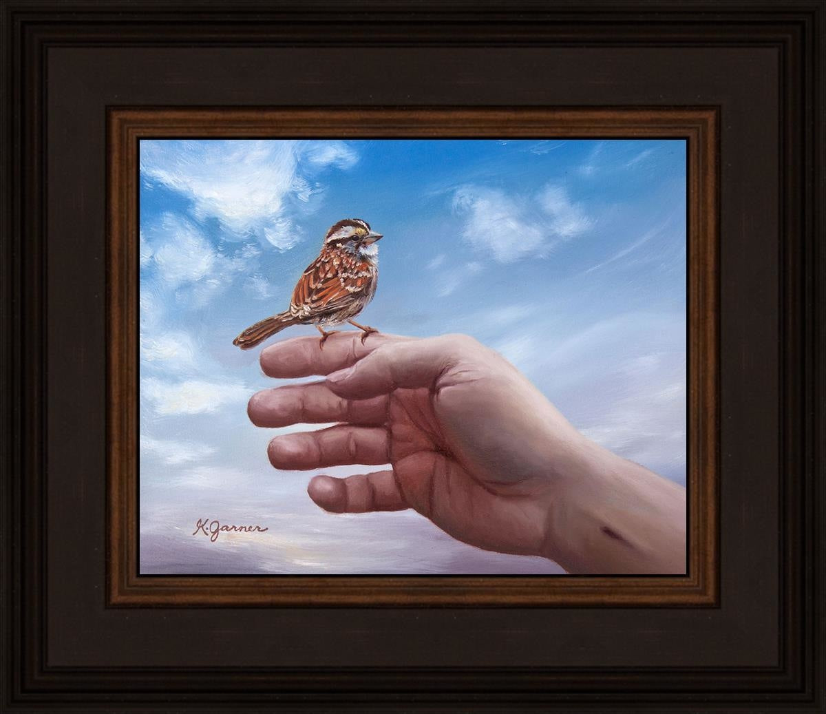 Every Sparrow is Known - Inspirational Christian Wall Art Decor for Home & Office - Perfect for Living Room, Bedroom, Church & Gift Giving