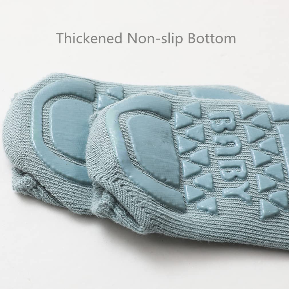 Non-Slip Baby Socks 8 Pairs - Anti-Skid Grips for Toddlers & Newborns - Unisex Ankle Socks for Boys & Girls - Perfect for Playtime, Crawling & First Steps
