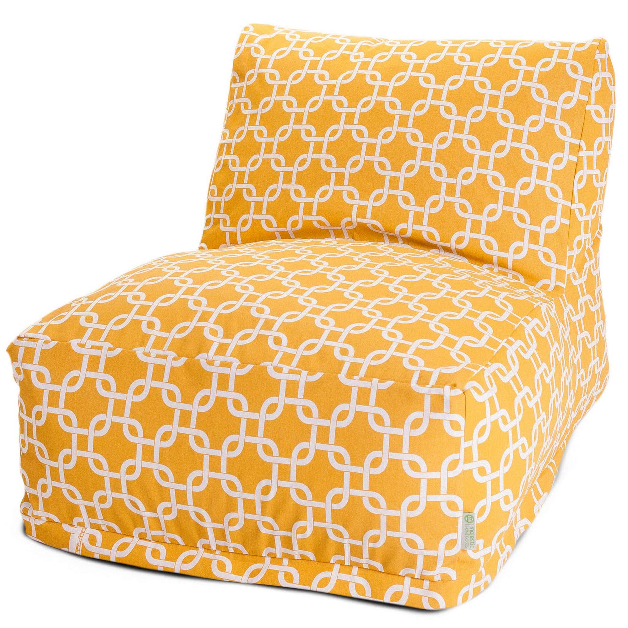 Premium Yellow Bean Bag Chair - Ultra Soft & Comfortable Lounger for Adults & Teens - Perfect for Living Room, Bedroom, Game Room & Dorm Decor - Washable Cover - Modern Home Furniture for Relaxation & Gaming