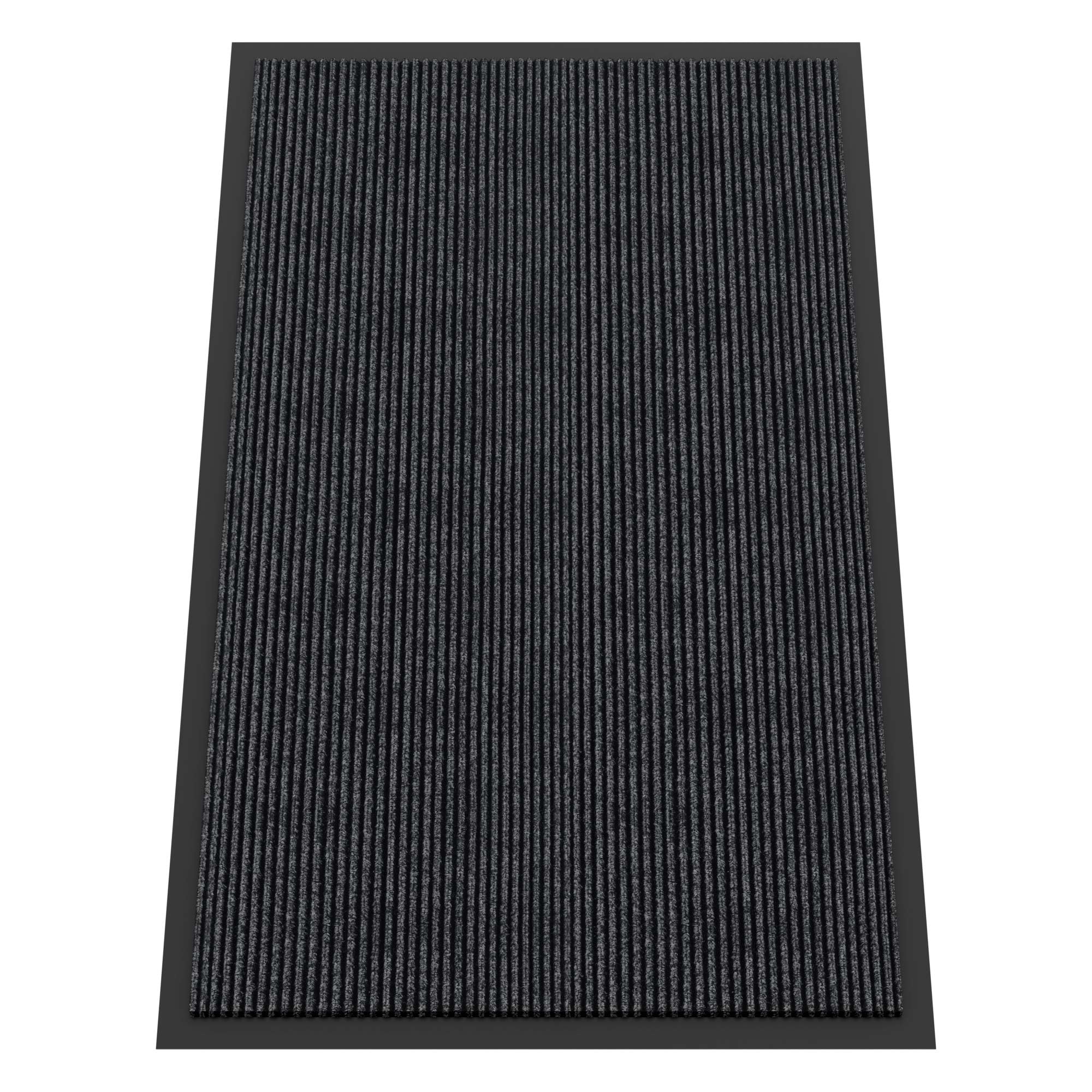 3'x5' Indoor Outdoor Door Mat with Non-Slip Rubber Backing - Super Absorbent Entryway Doormat for Home, Office & Commercial Use - Perfect for Front Door, Patio, Garage & High-Traffic Areas