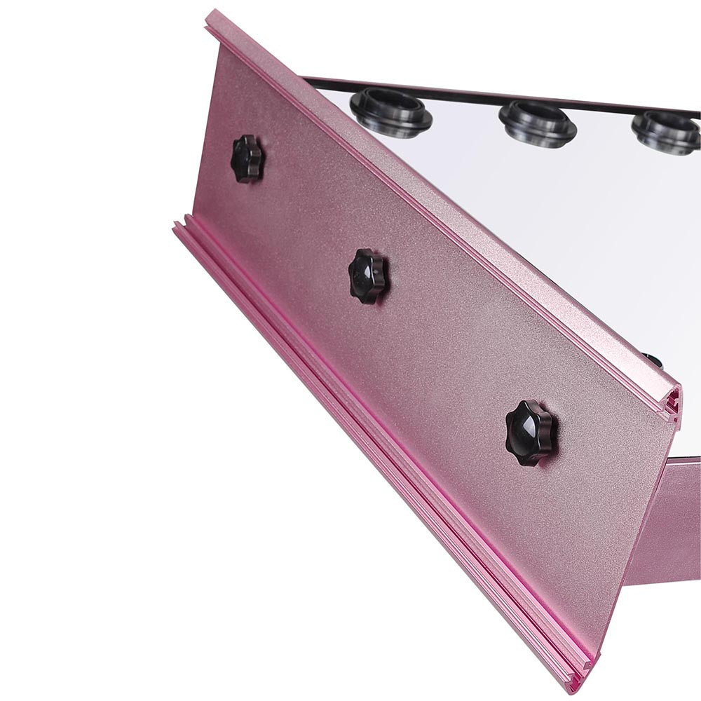 TheLAShop Hollywood Vanity Mirror with LED Lights - 26x20 Inches, Adjustable Brightness Dimmable for Makeup, Dressing Room & Photography Studio Lighting