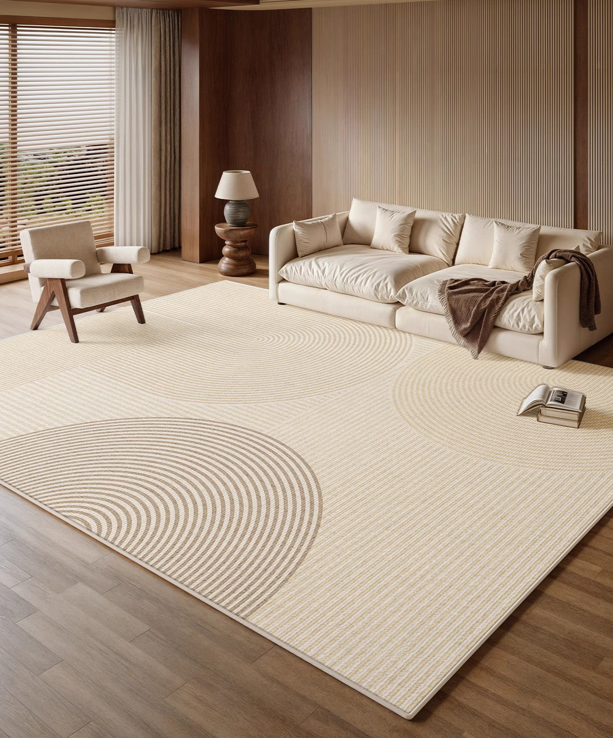 Modern Geometric Area Rugs for Bedroom, Dining Room & Living Room - Extra Large Contemporary Floor Rug - Perfect for Home Decor, Cozy Spaces & Stylish Interiors