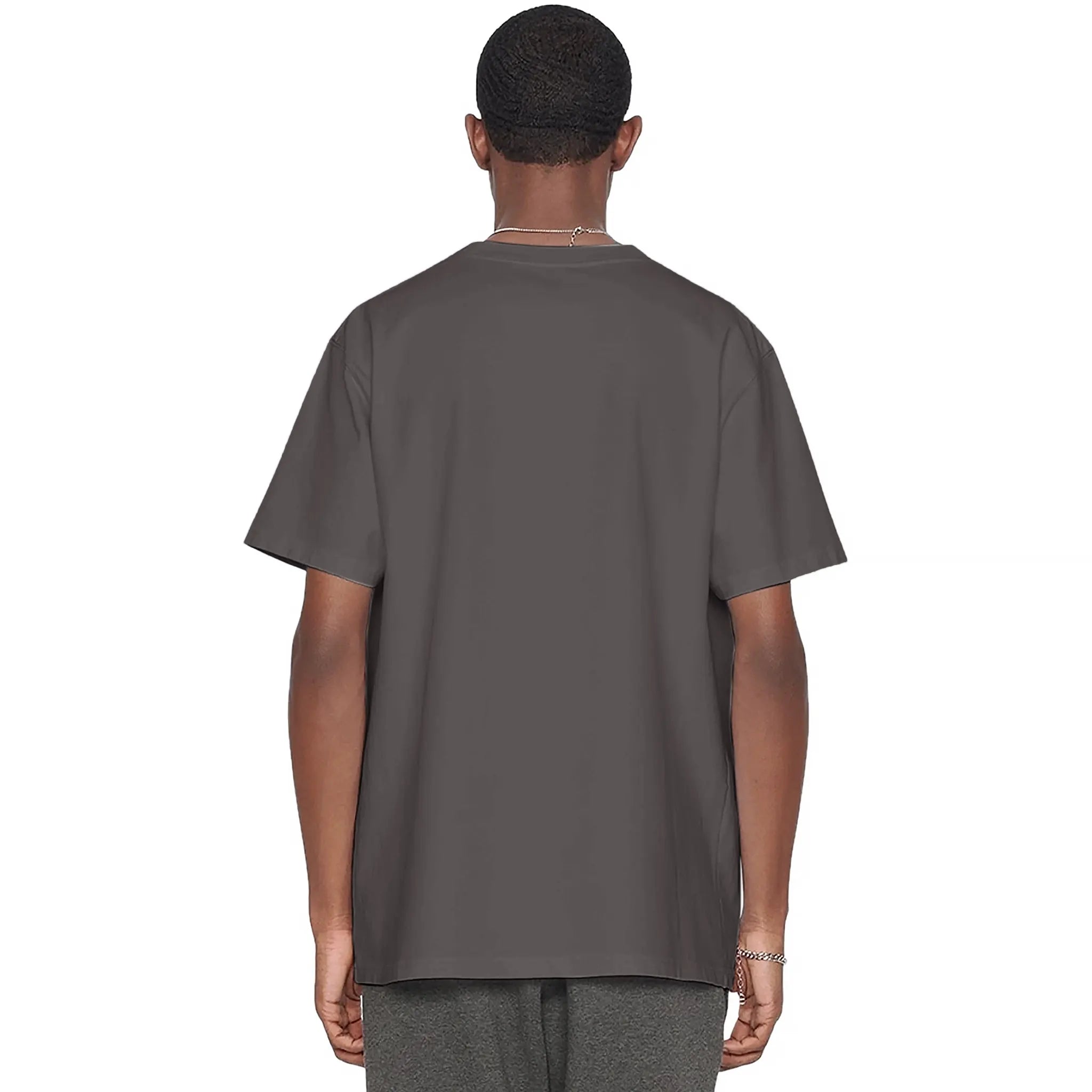 Dior Couture Relaxed Fit Cotton Charcoal T-Shirt for Men | Premium Comfort Casual Wear | Perfect for Everyday Outfits, Date Nights & Weekend Getaways